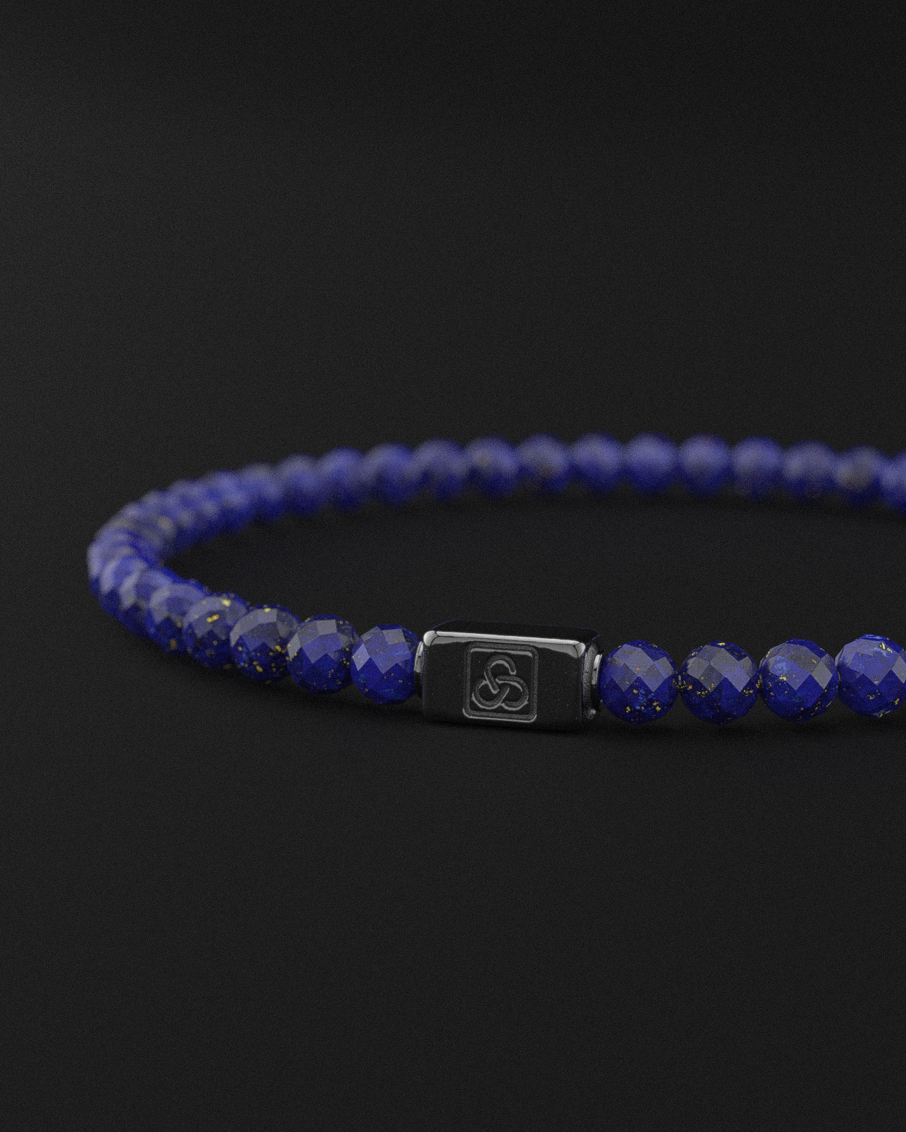 Lapis Lazuli Bracelet Faceted 4mm | Essential