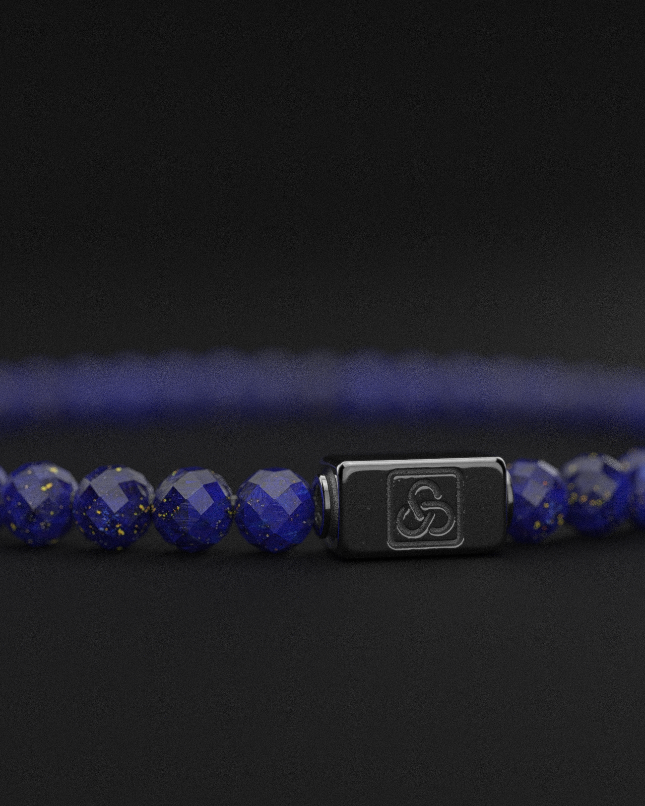 Lapis Lazuli Bracelet Faceted 4mm | Essential