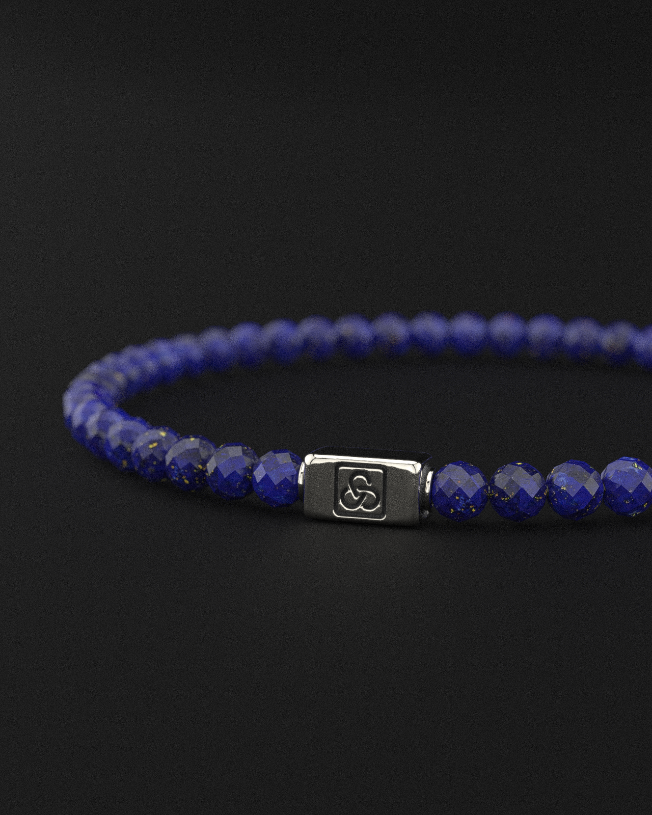 Lapis Lazuli Bracelet Faceted 4mm | Essential