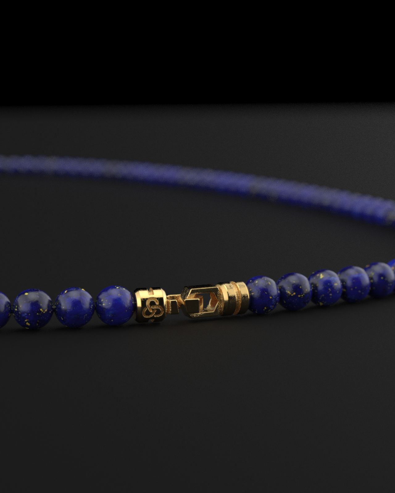 Lapis Lazuli Necklace 6mm | Vertex