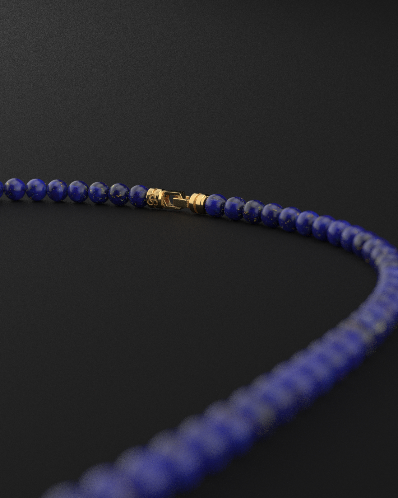 Lapis Lazuli Necklace 6mm | Vertex