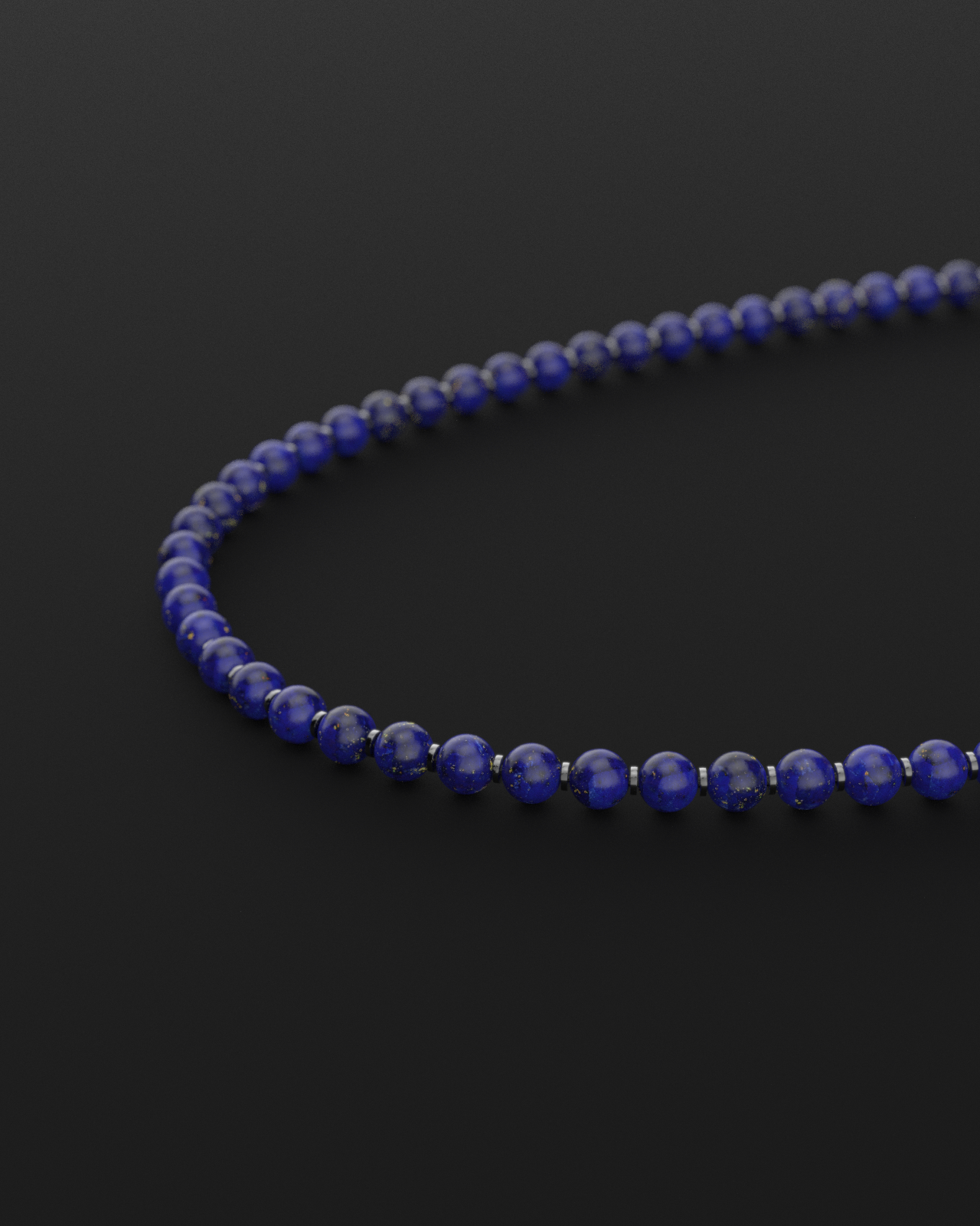 Lapis Lazuli Necklace 8mm | Prayer