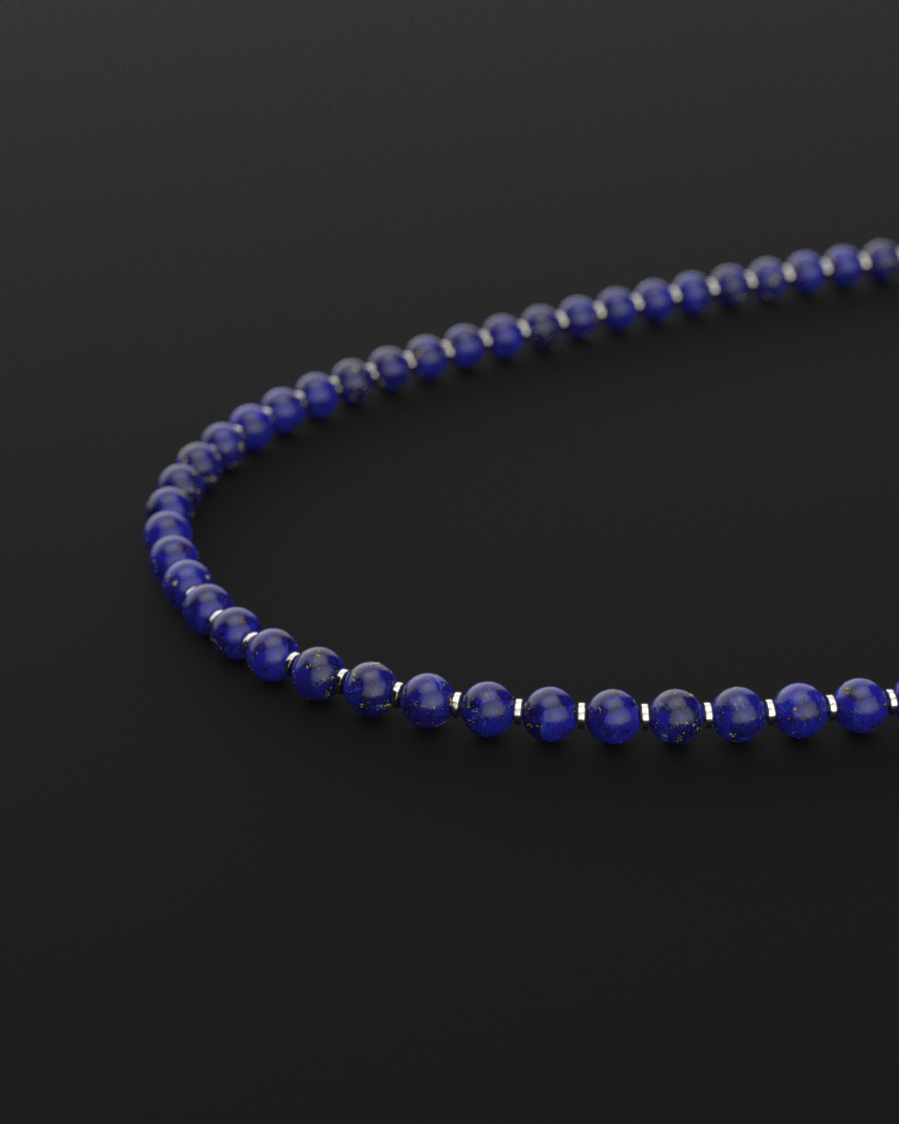 Lapis Lazuli Necklace 8mm | Prayer