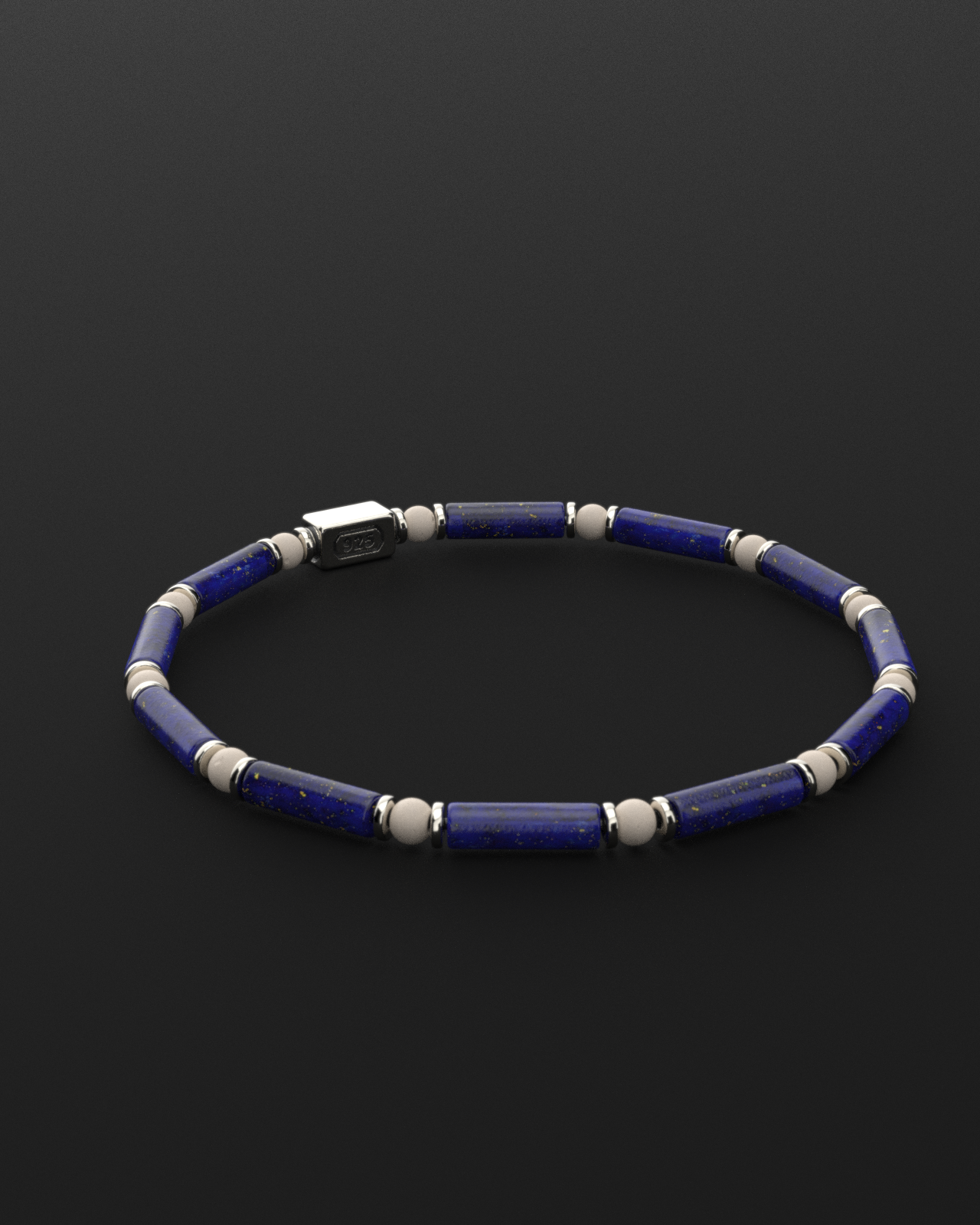 Lapis Lazuli + Rice Bracelet 4mm | PIPE