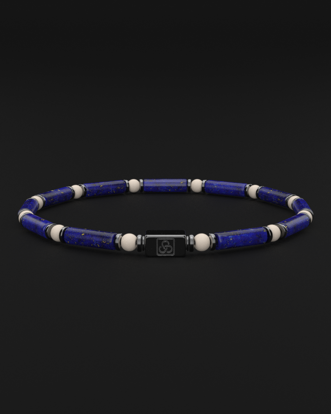 Lapis Lazuli + Rice Bracelet 4mm | PIPE