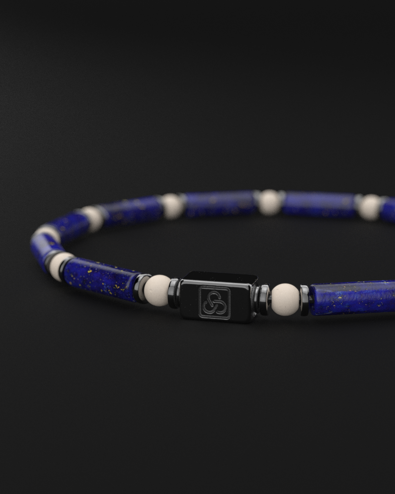 Lapis Lazuli + Rice Bracelet 4mm | PIPE