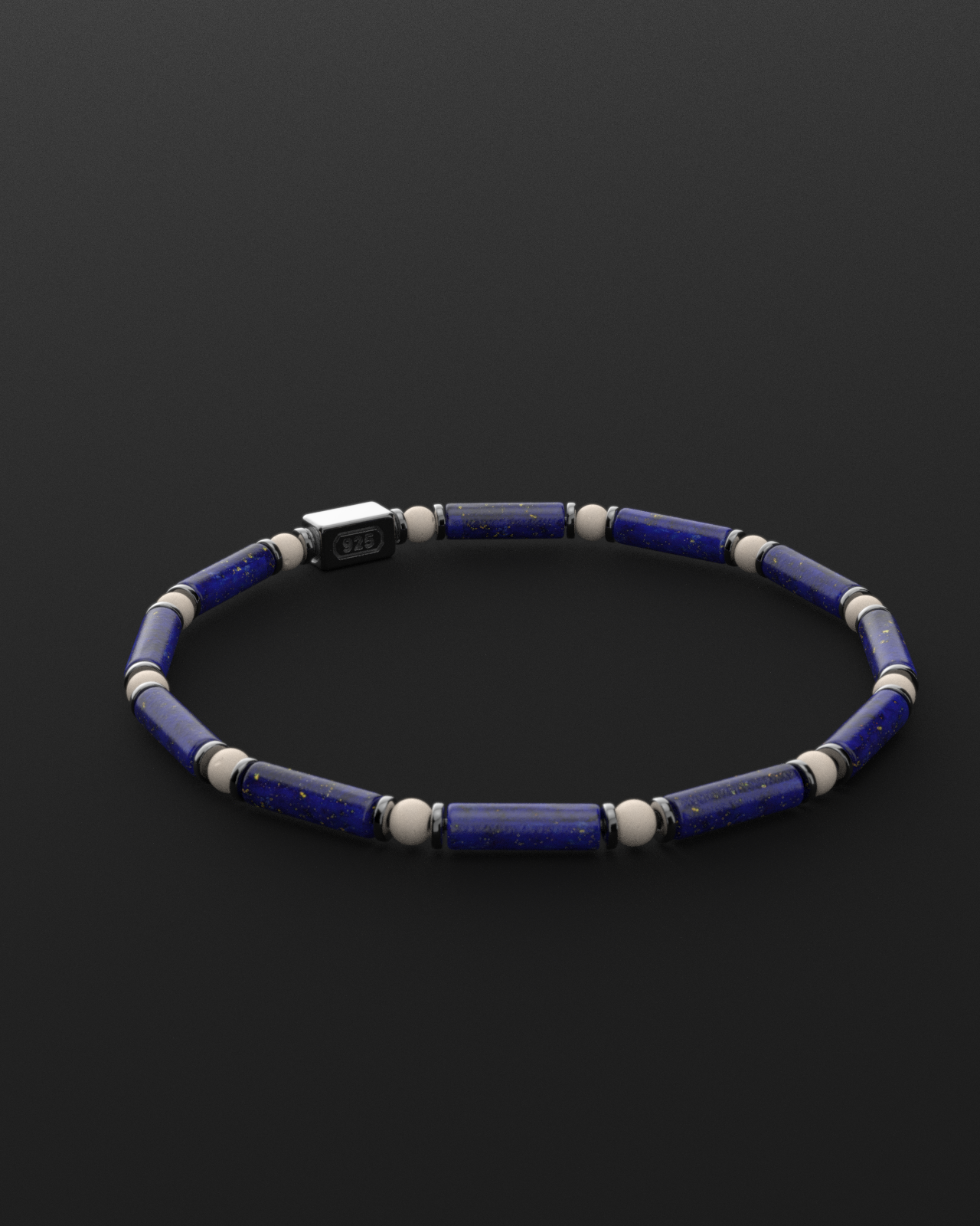 Lapis Lazuli + Rice Bracelet 4mm | PIPE