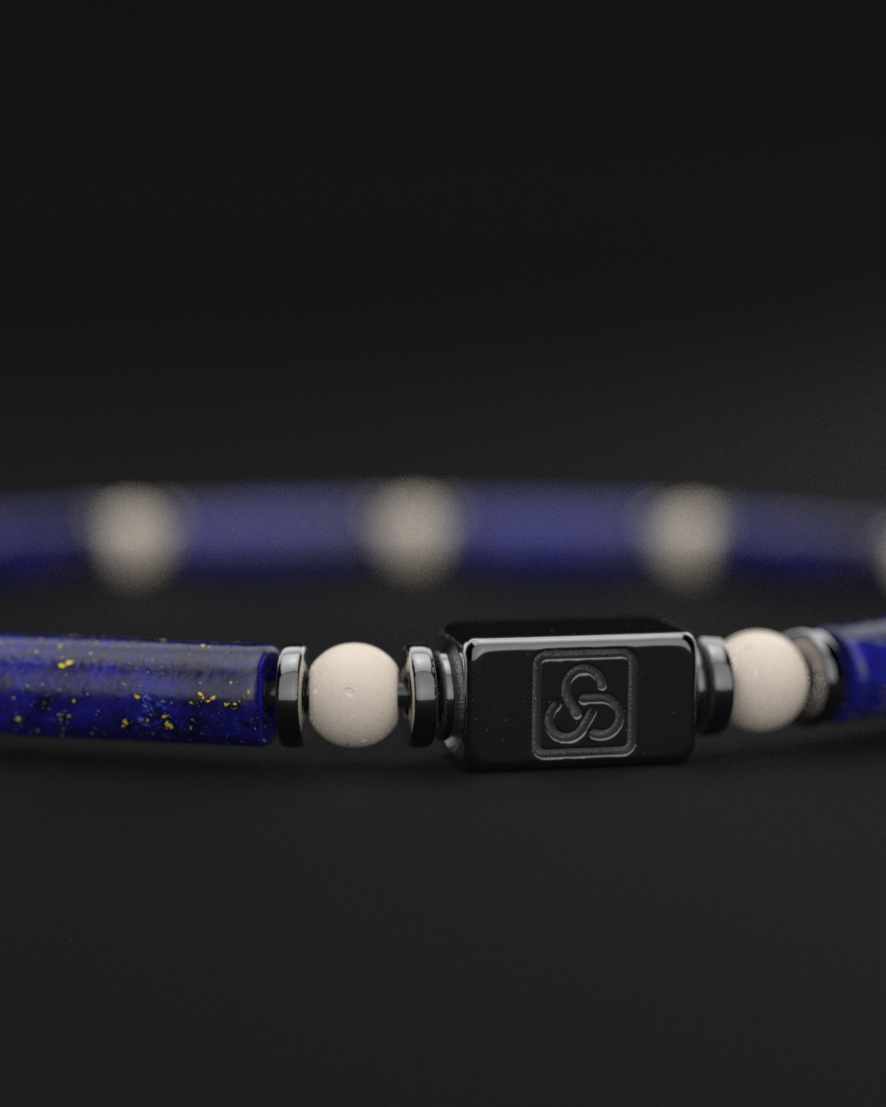 Lapis Lazuli + Rice Bracelet 4mm | PIPE