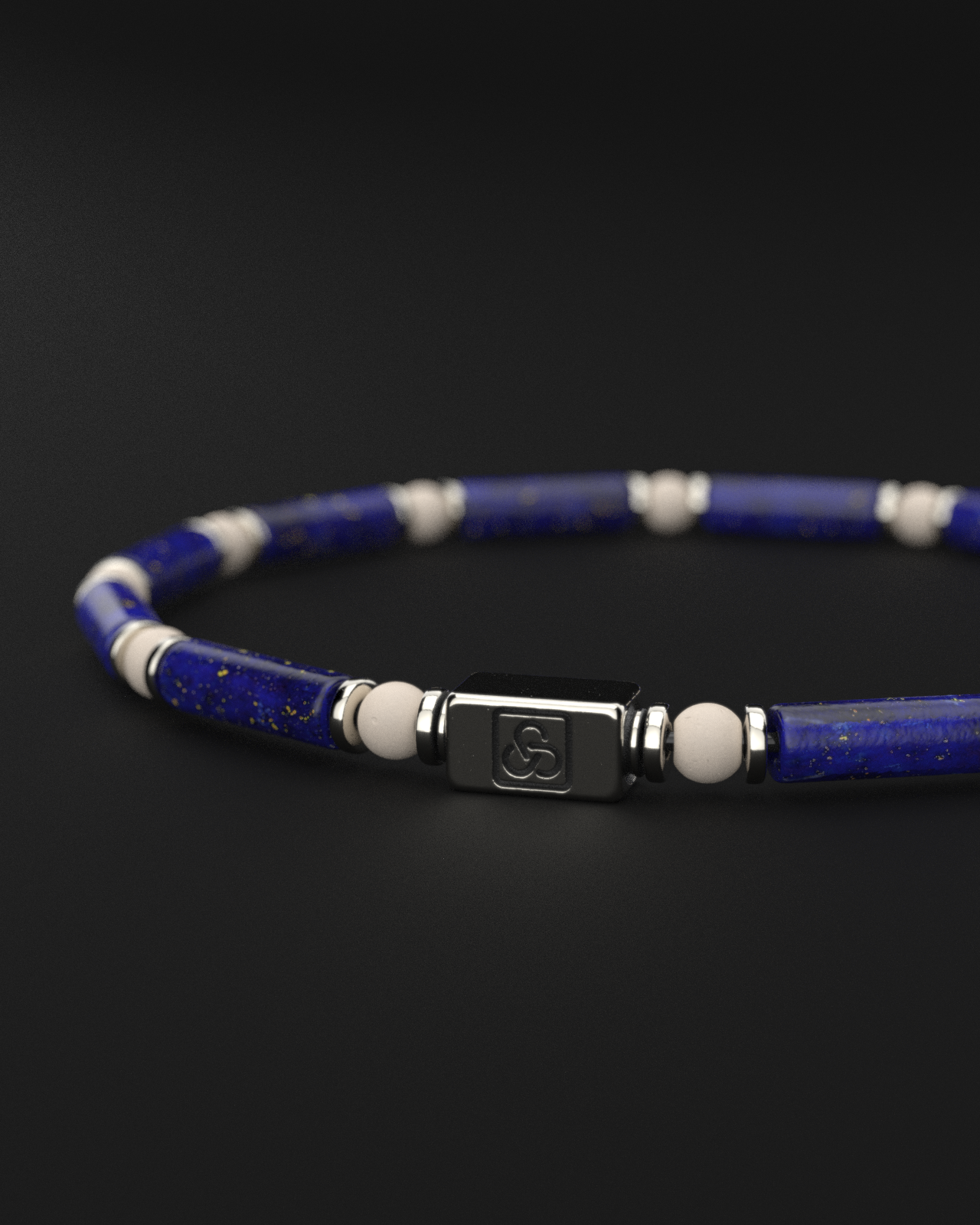 Lapis Lazuli + Rice Bracelet 4mm | PIPE