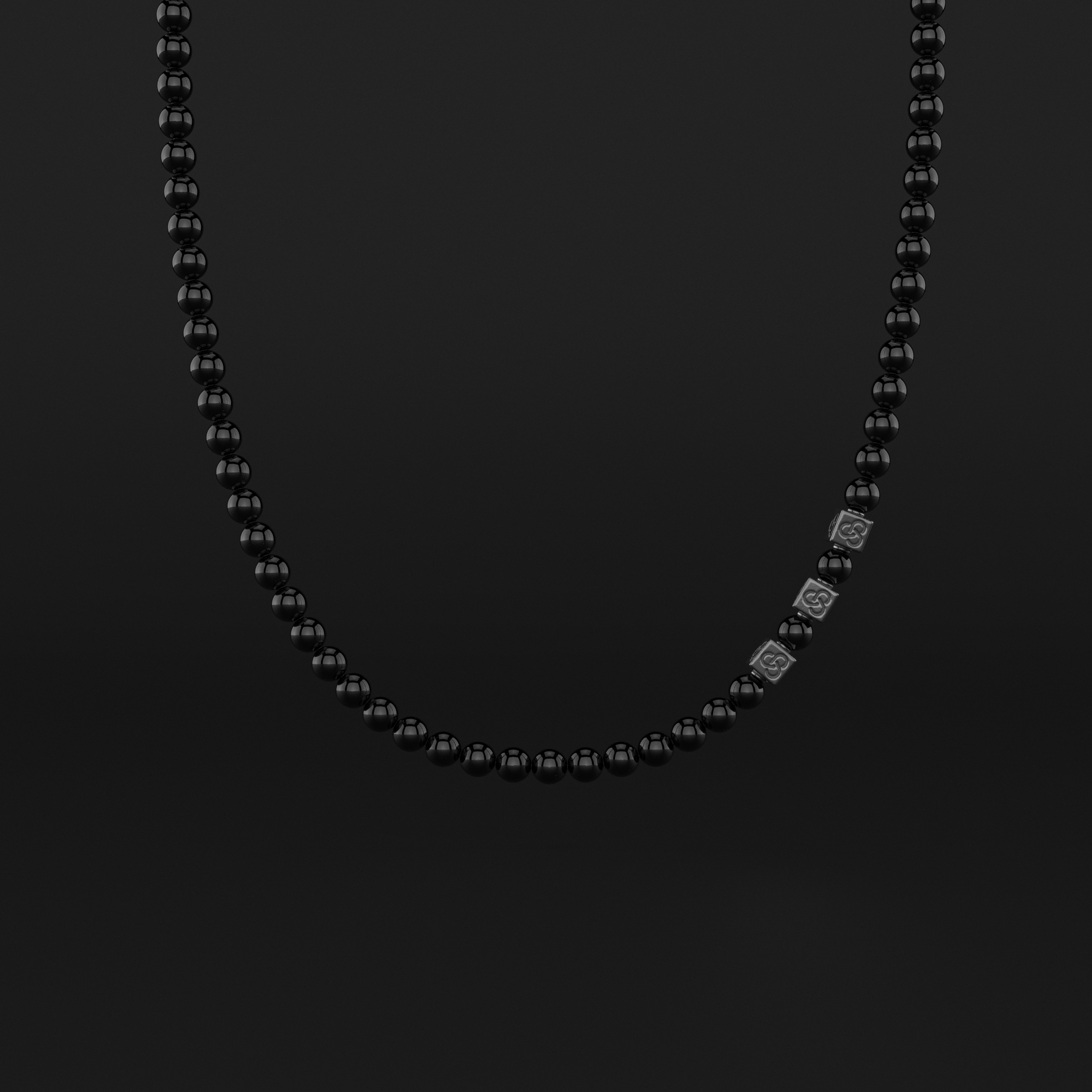 Onyx Necklace 8mm | Essential