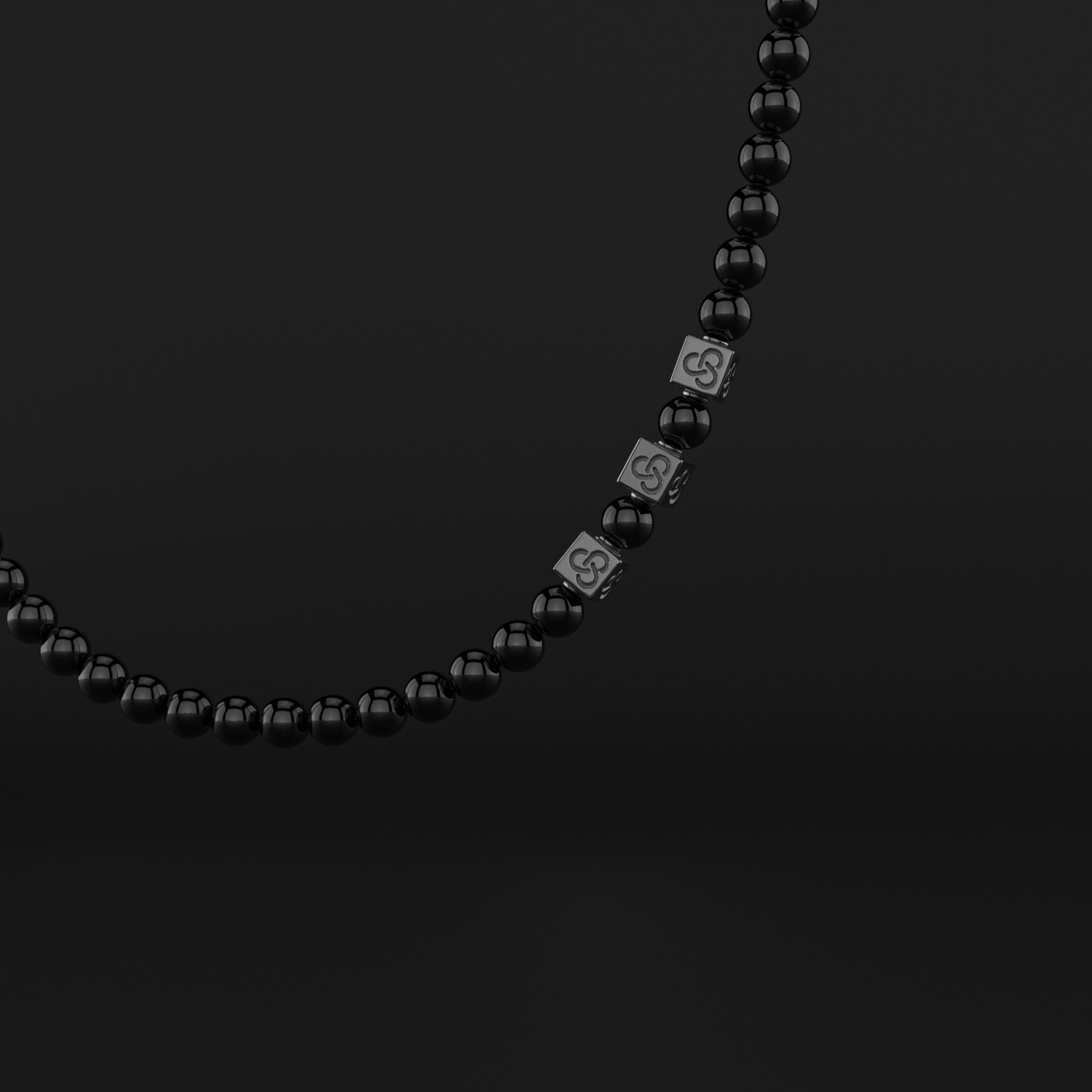 Onyx Necklace 8mm | Essential
