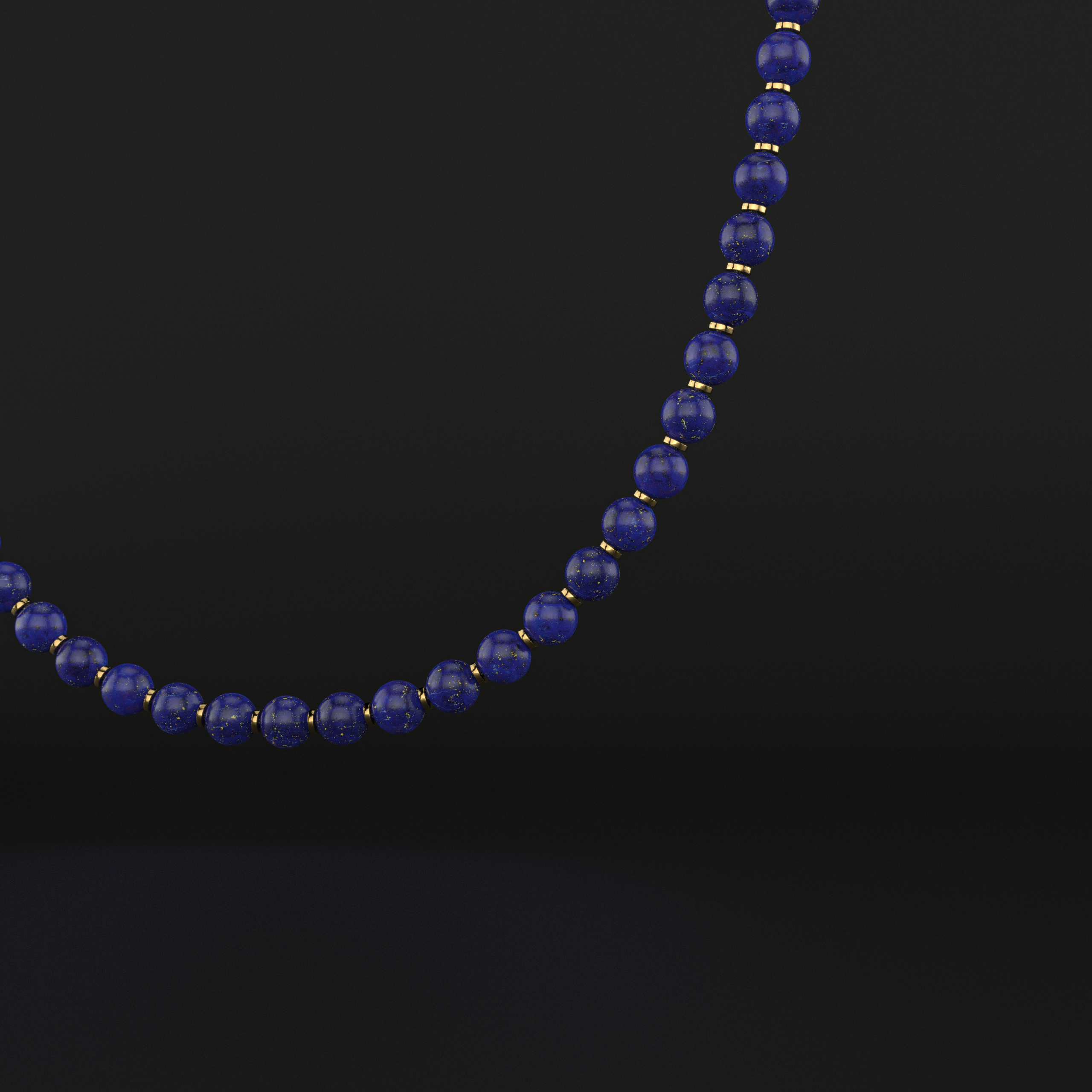 Lapis Lazuli Necklace 8mm | Prayer