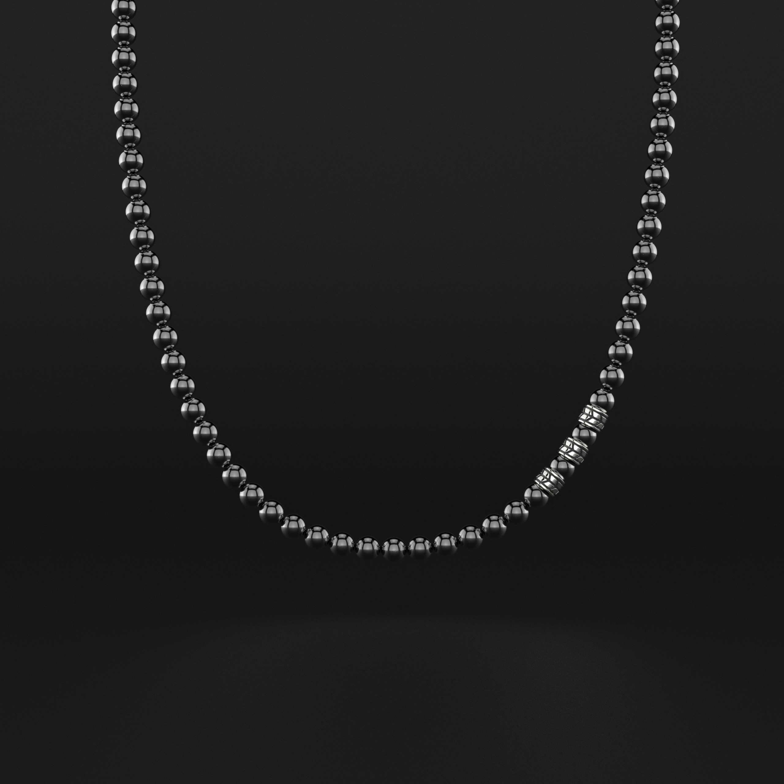 Hematite Necklace 8mm | Royale