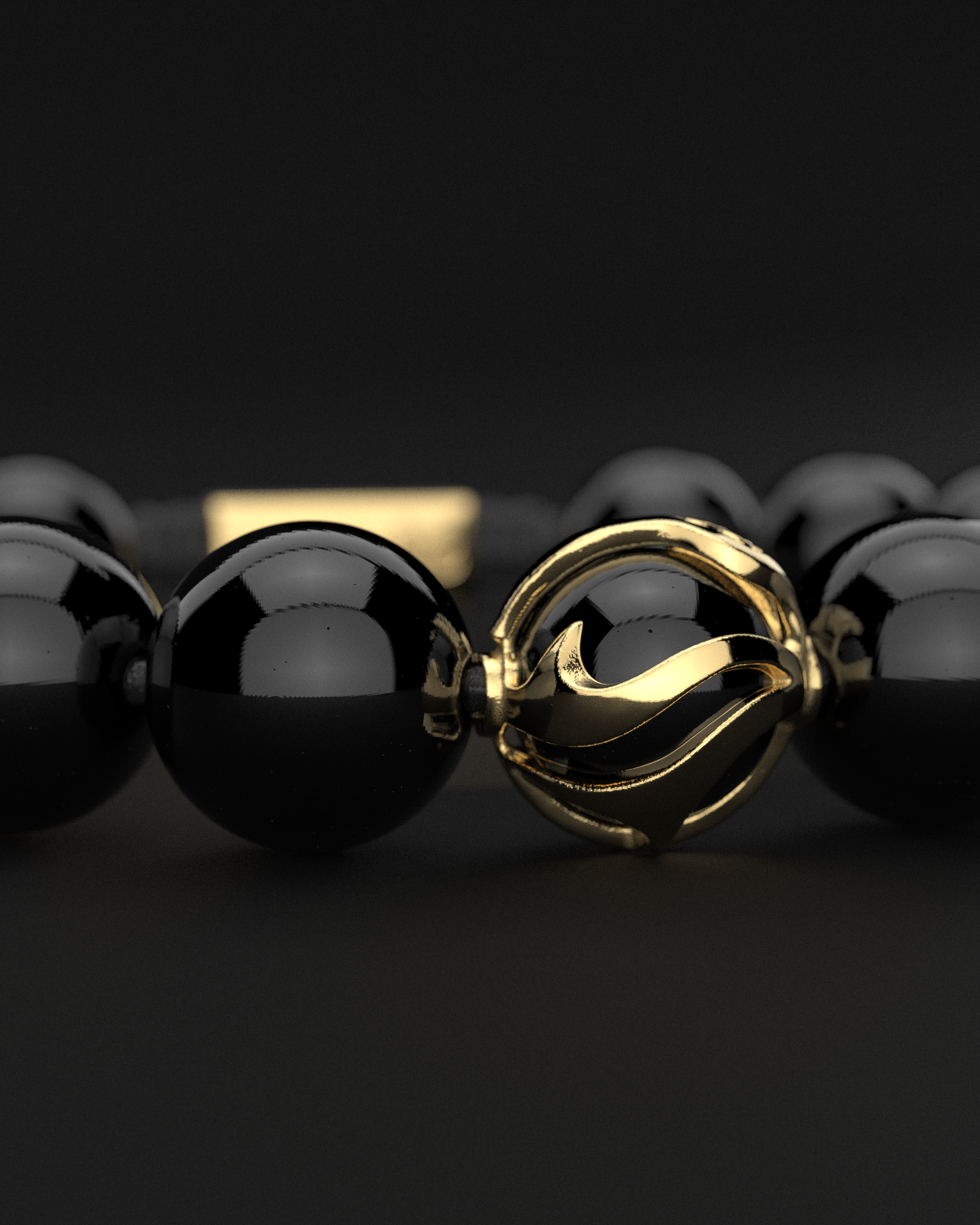 ONYX BRACELET 12MM | WAVES