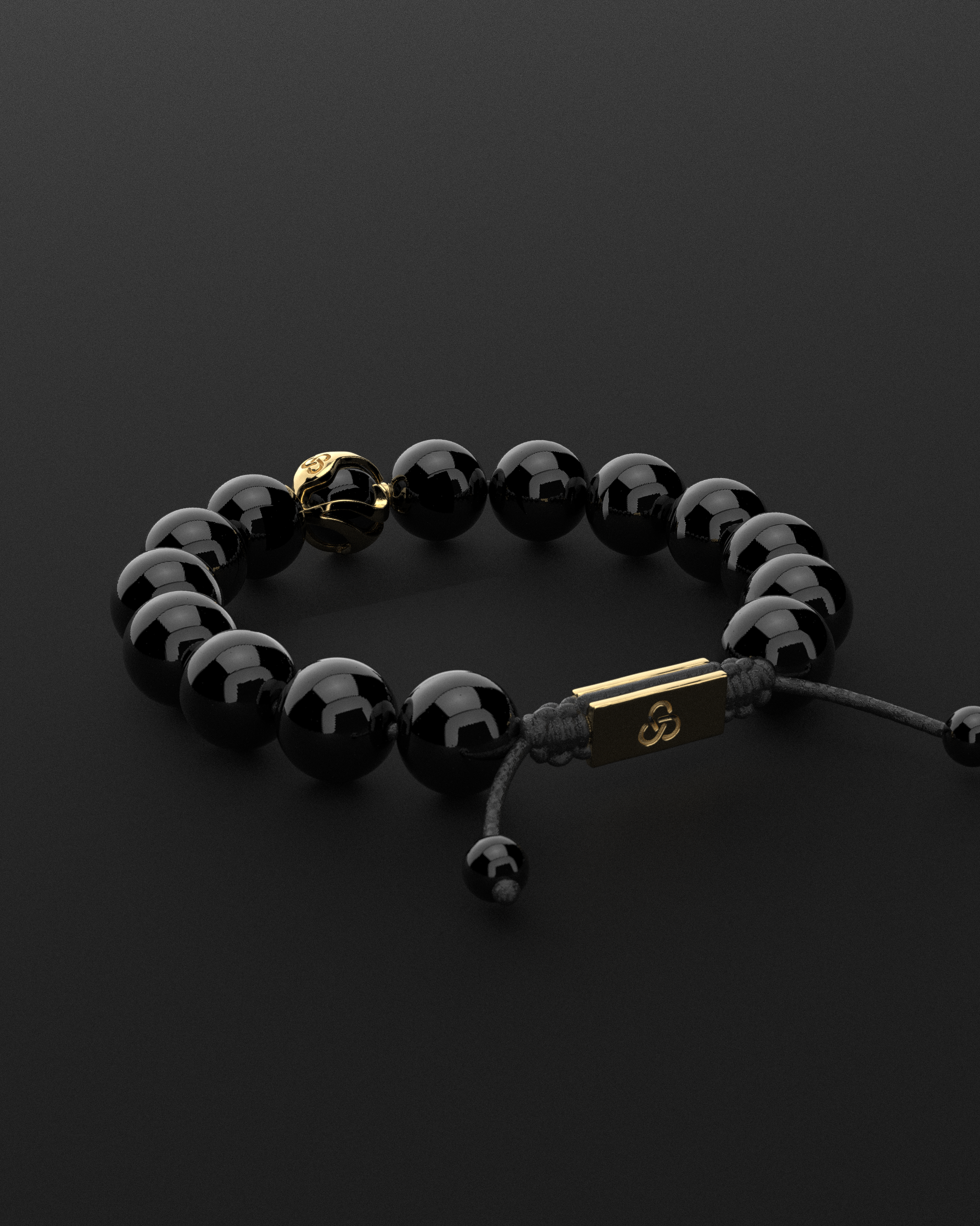 ONYX BRACELET 12MM | WAVES