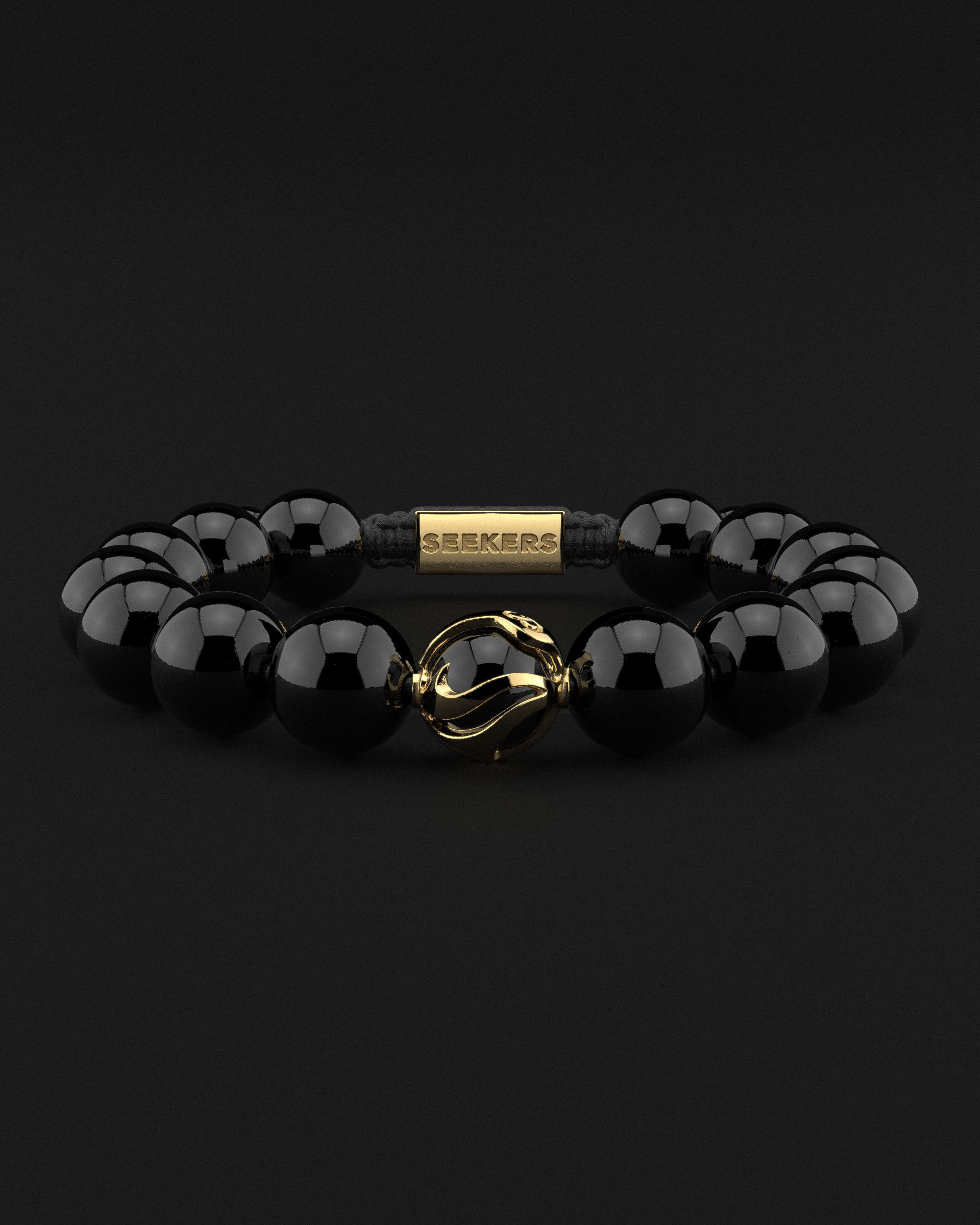 ONYX BRACELET 12MM | WAVES