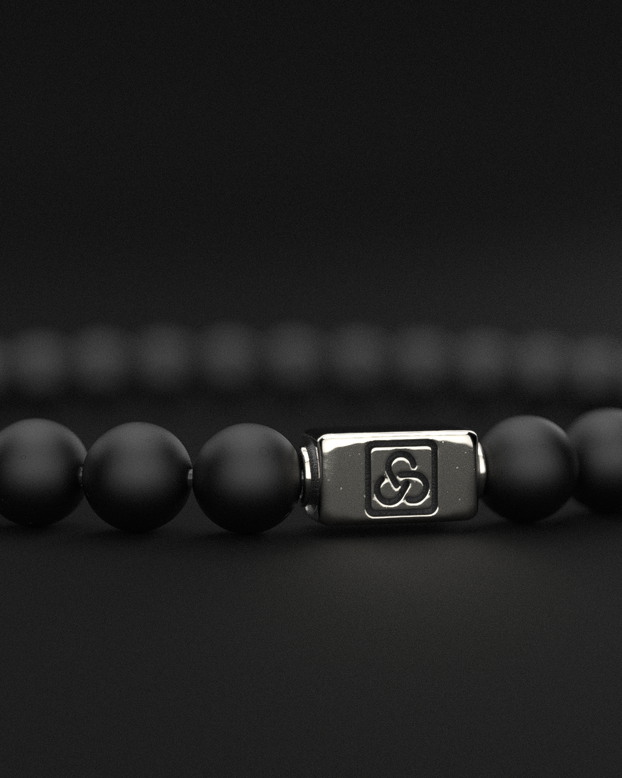 ONYX MATTE BRACELET 6MM | ESSENTIAL