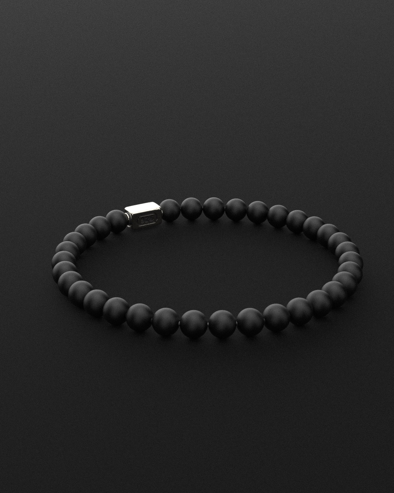 ONYX MATTE BRACELET 6MM | ESSENTIAL