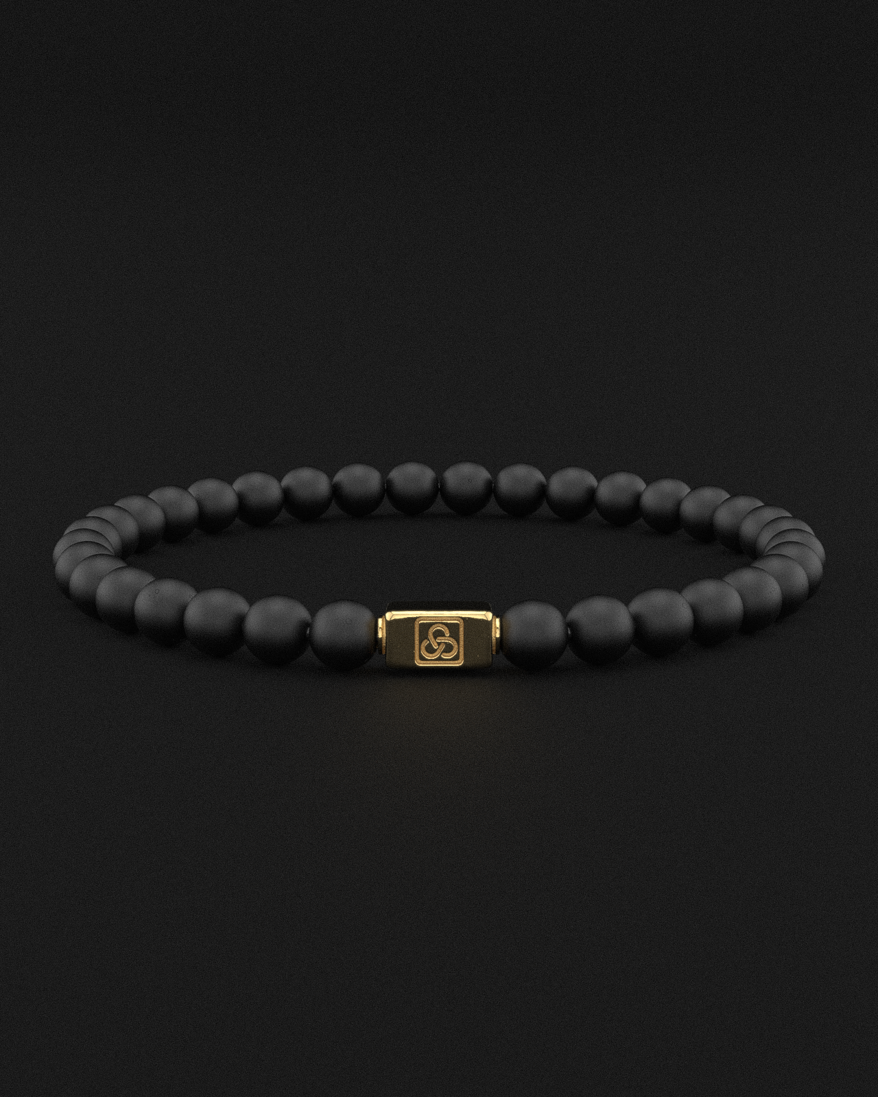 ONYX MATTE BRACELET 6MM | ESSENTIAL