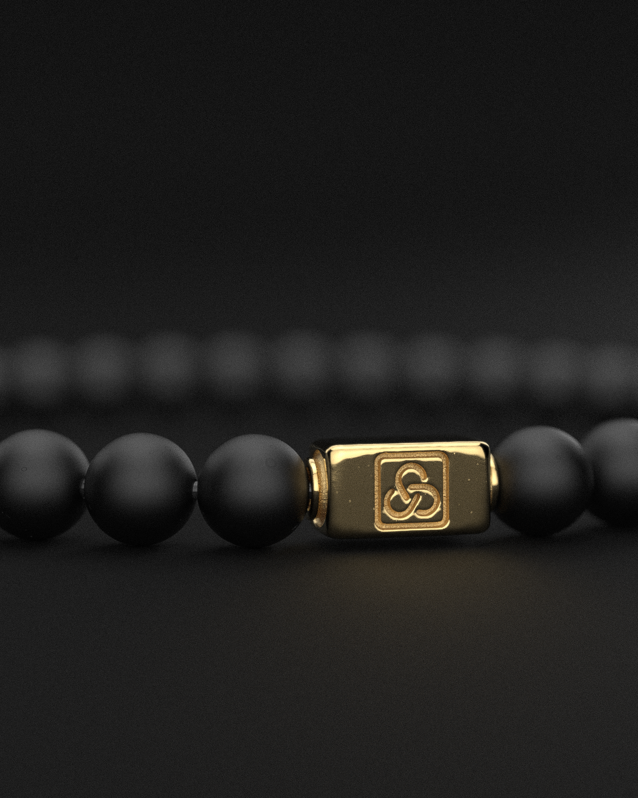 ONYX MATTE BRACELET 6MM | ESSENTIAL