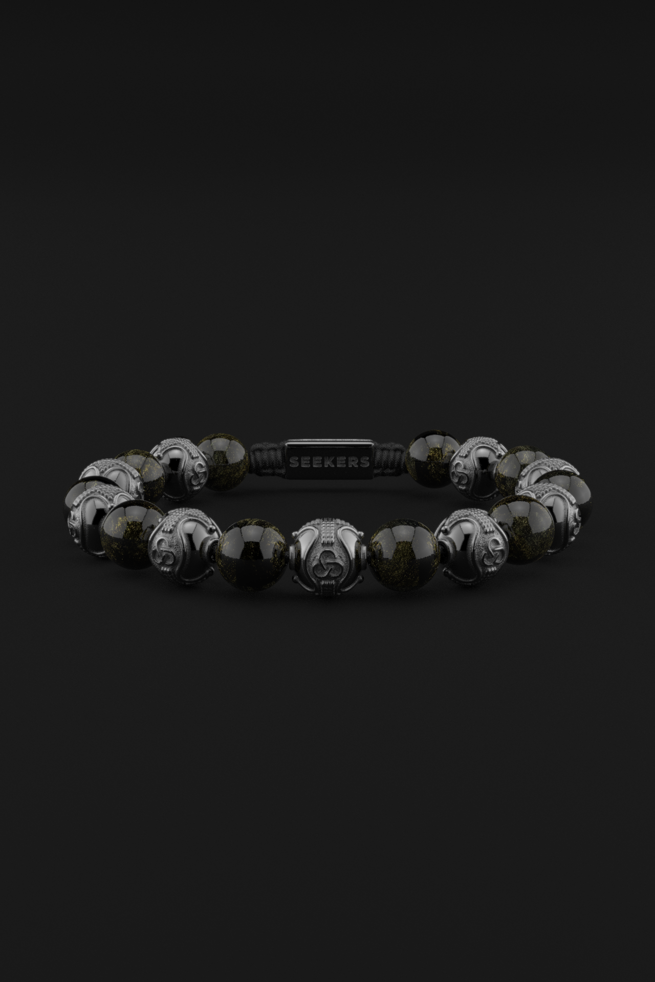 Obsidian Bracelet 10mm | Prestige