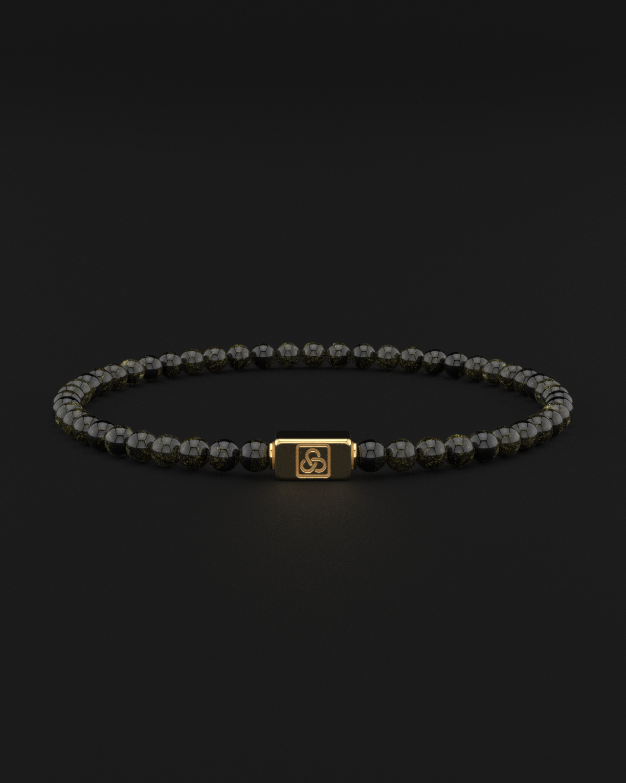 Obsidian Bracelet 4mm | Essential