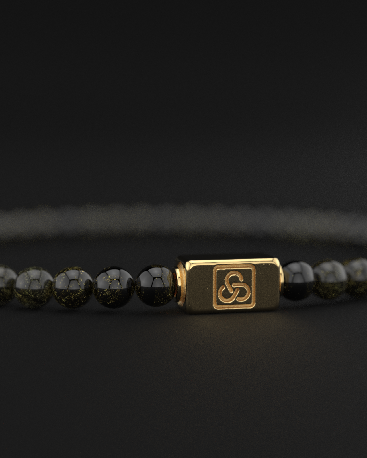 Obsidian Bracelet 4mm | Essential