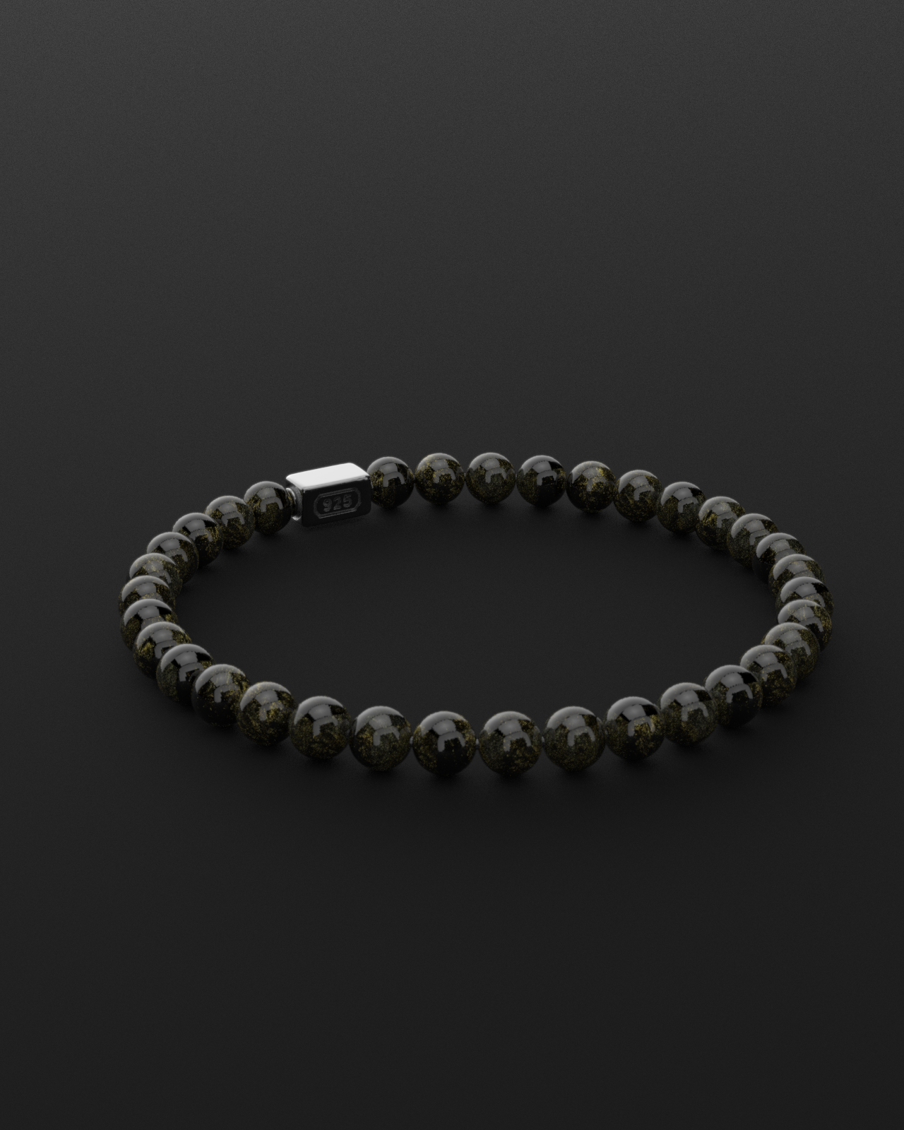 Obsidian Bracelet 6mm | Essential