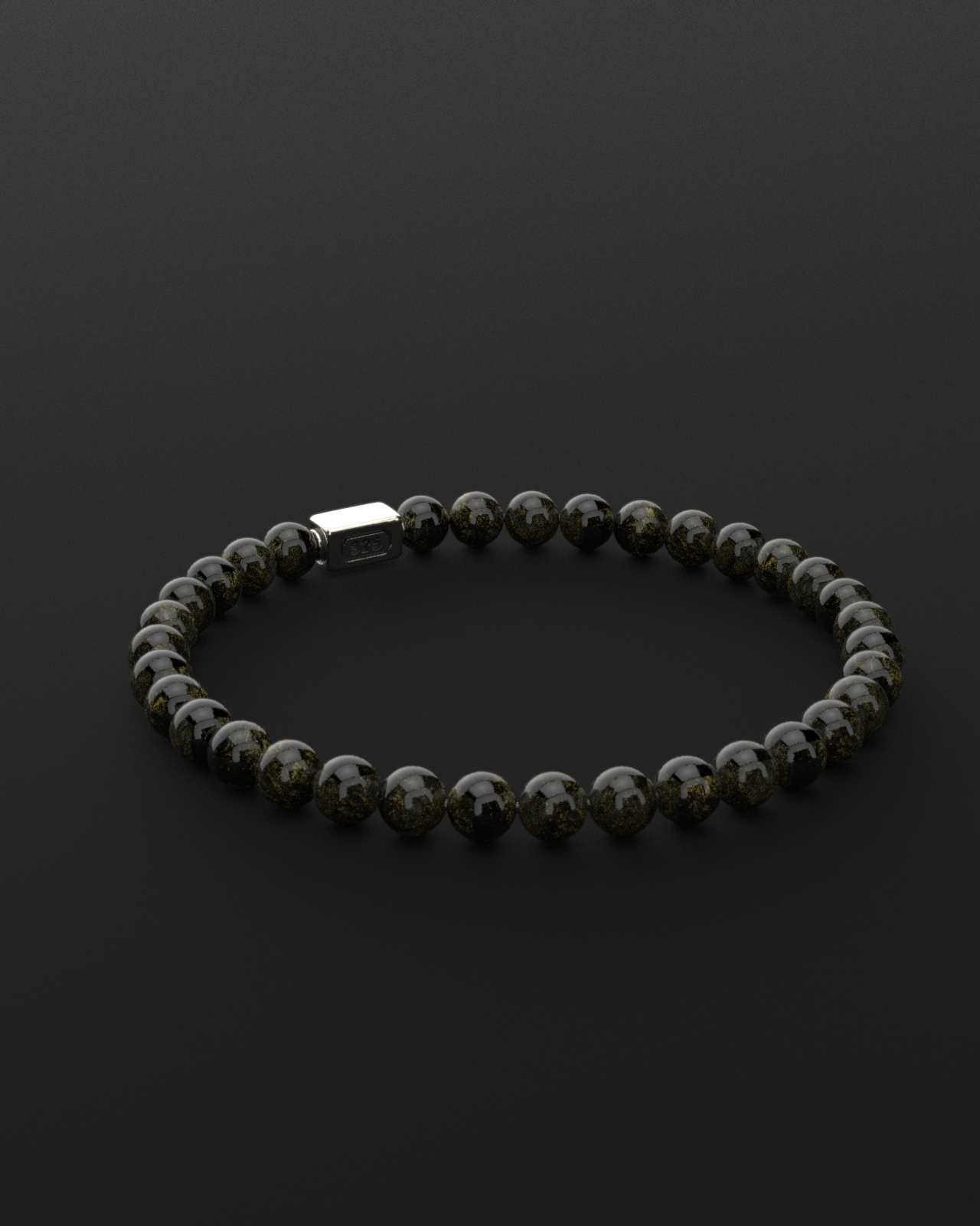 Obsidian Bracelet 6mm | Essential