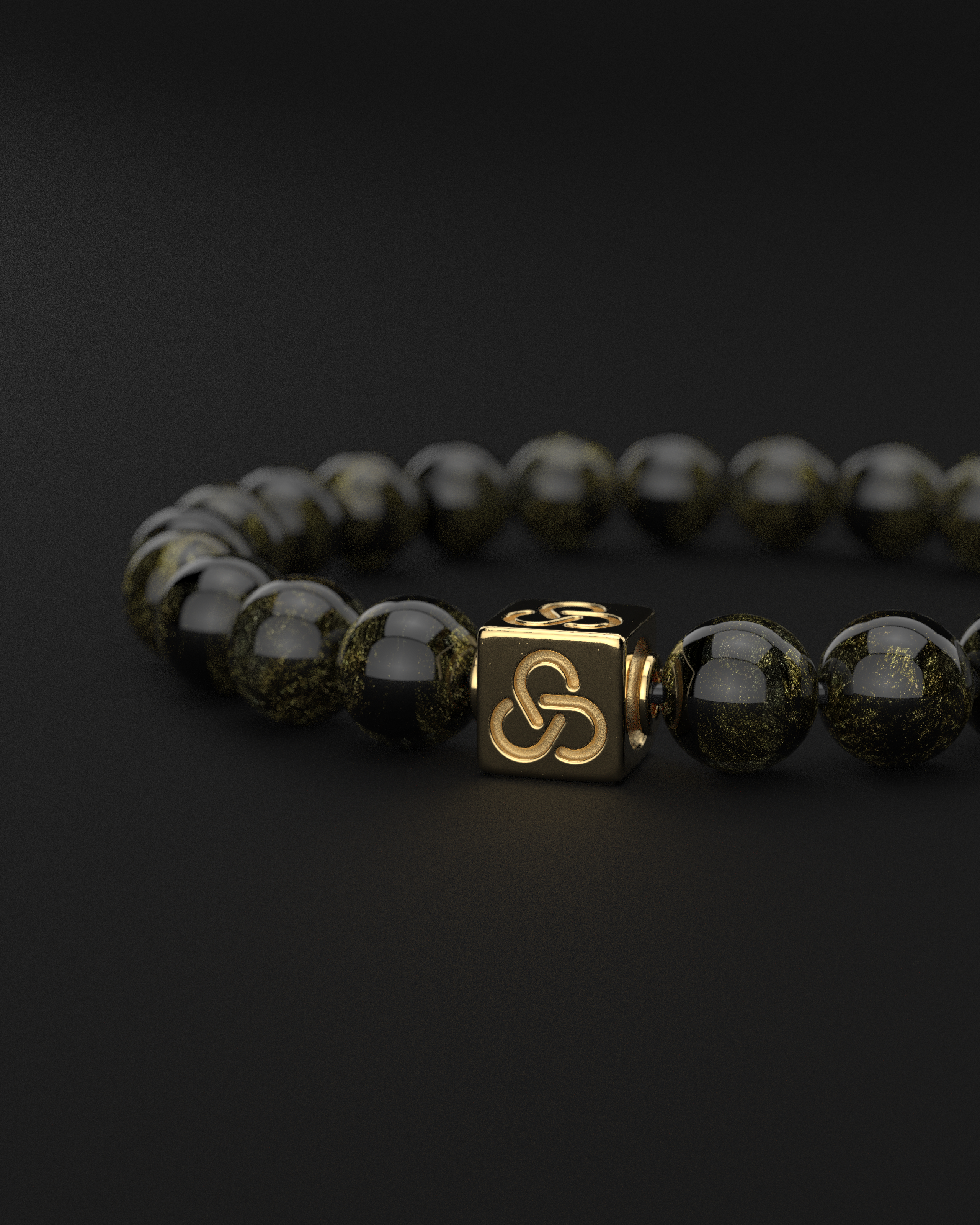 Obsidian Bracelet 8mm | Essential