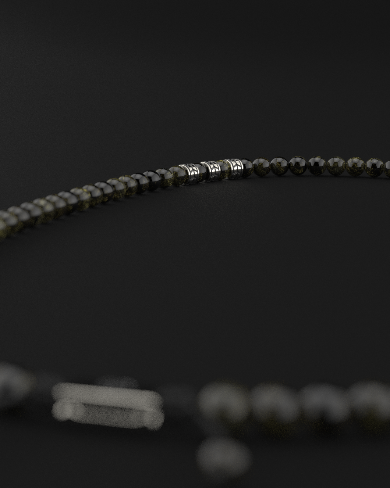 Obsidian Necklace 8mm | Royale