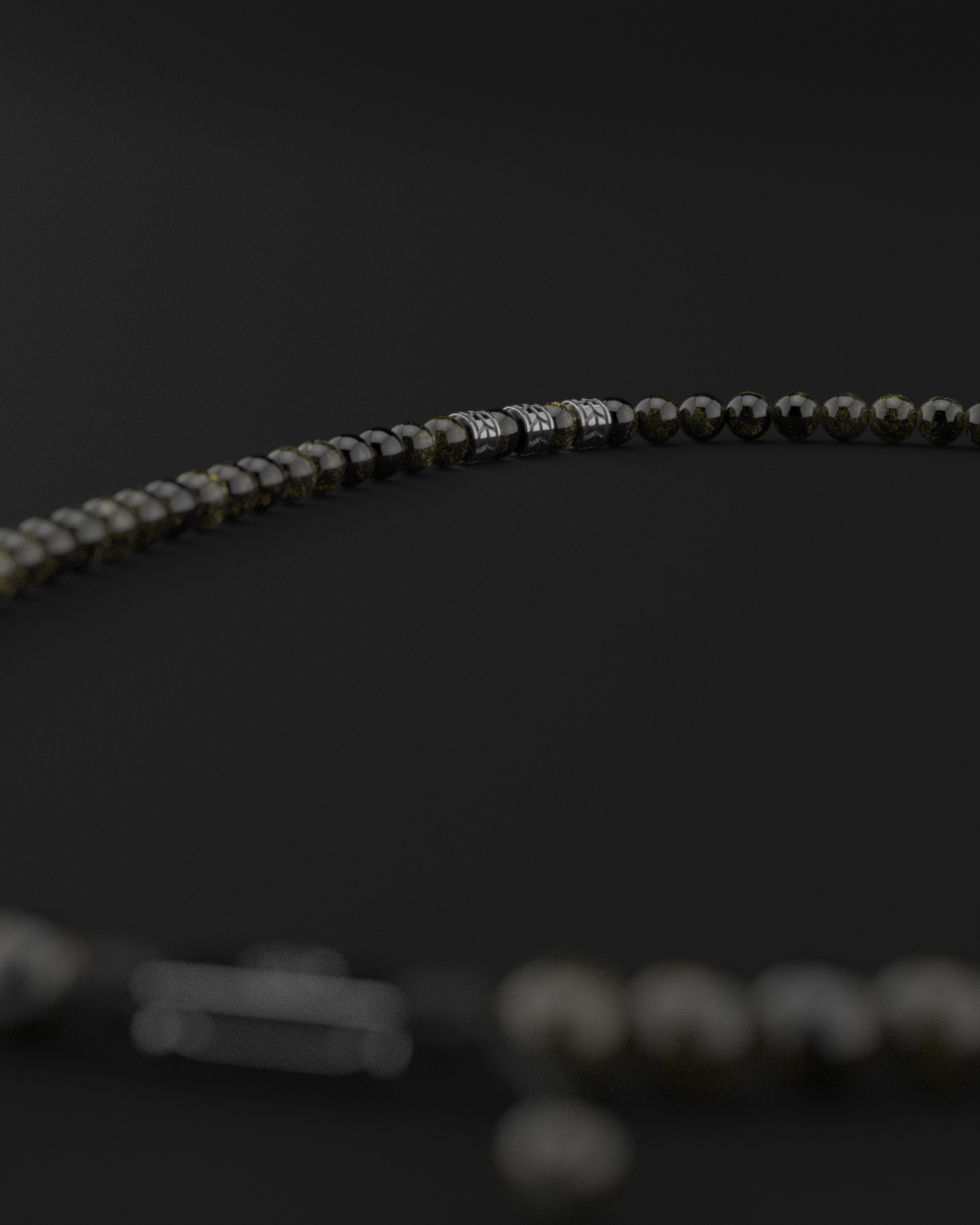 Obsidian Necklace 8mm | Royale