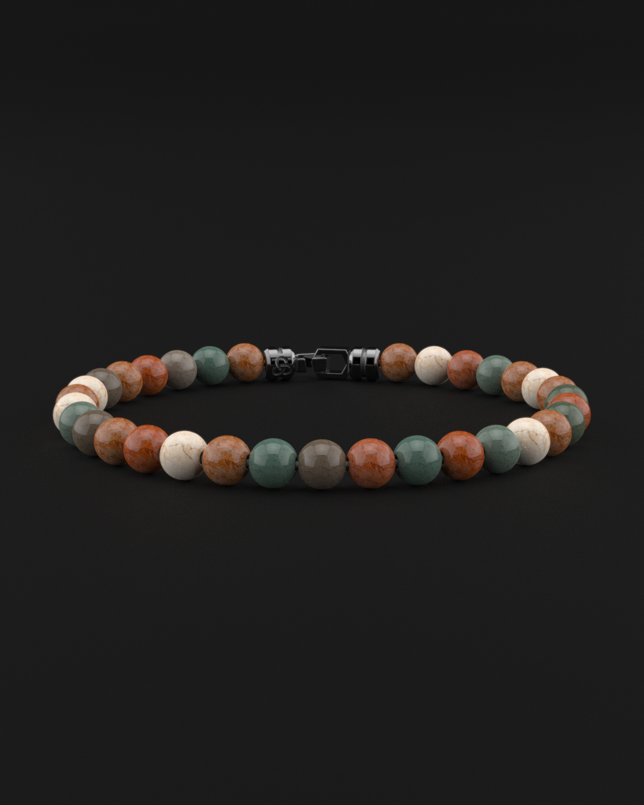 Ocean Agate Bracelet 6mm | VERTEX