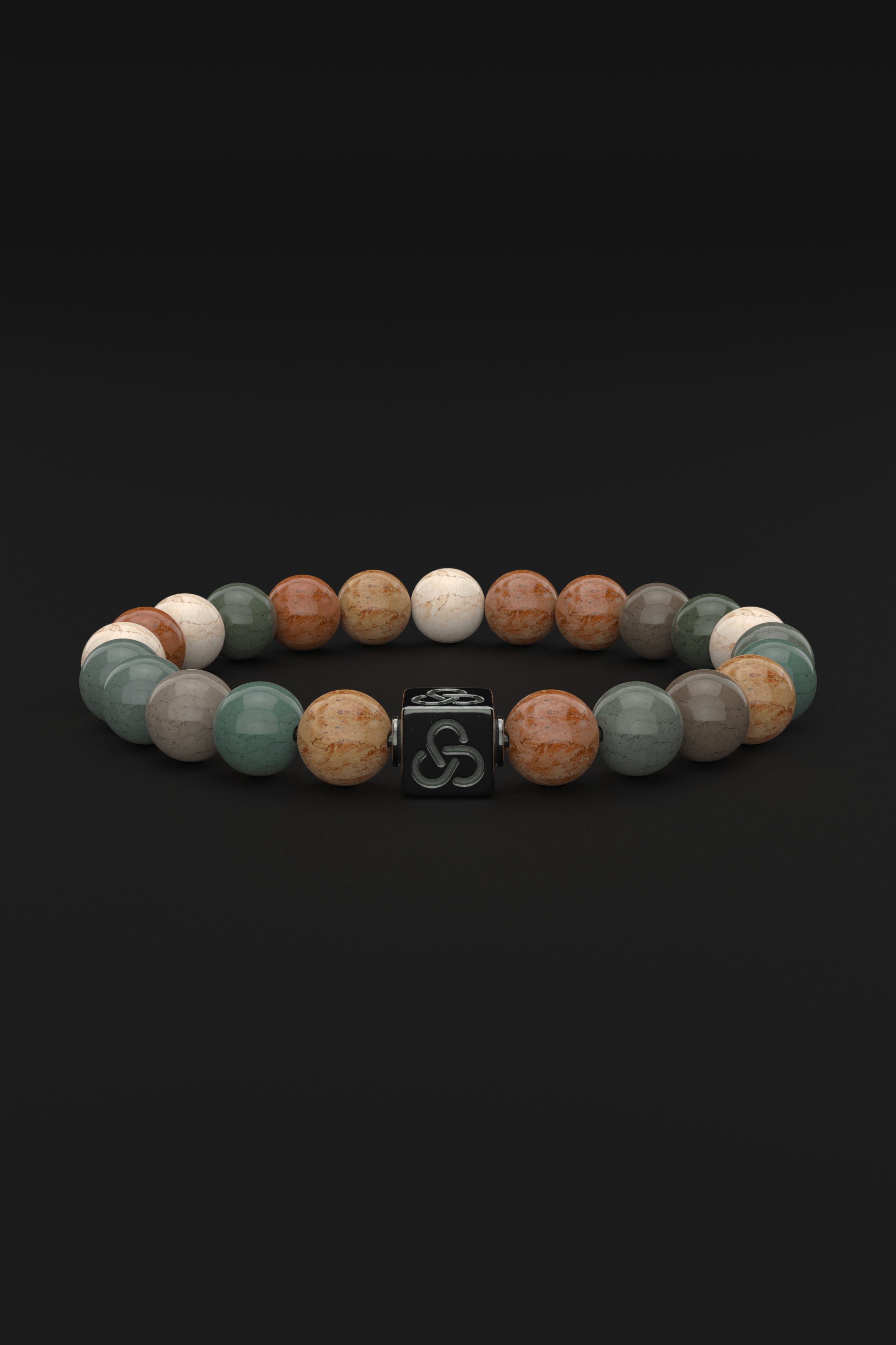 Ocean Agate Bracelet 8mm | Essential