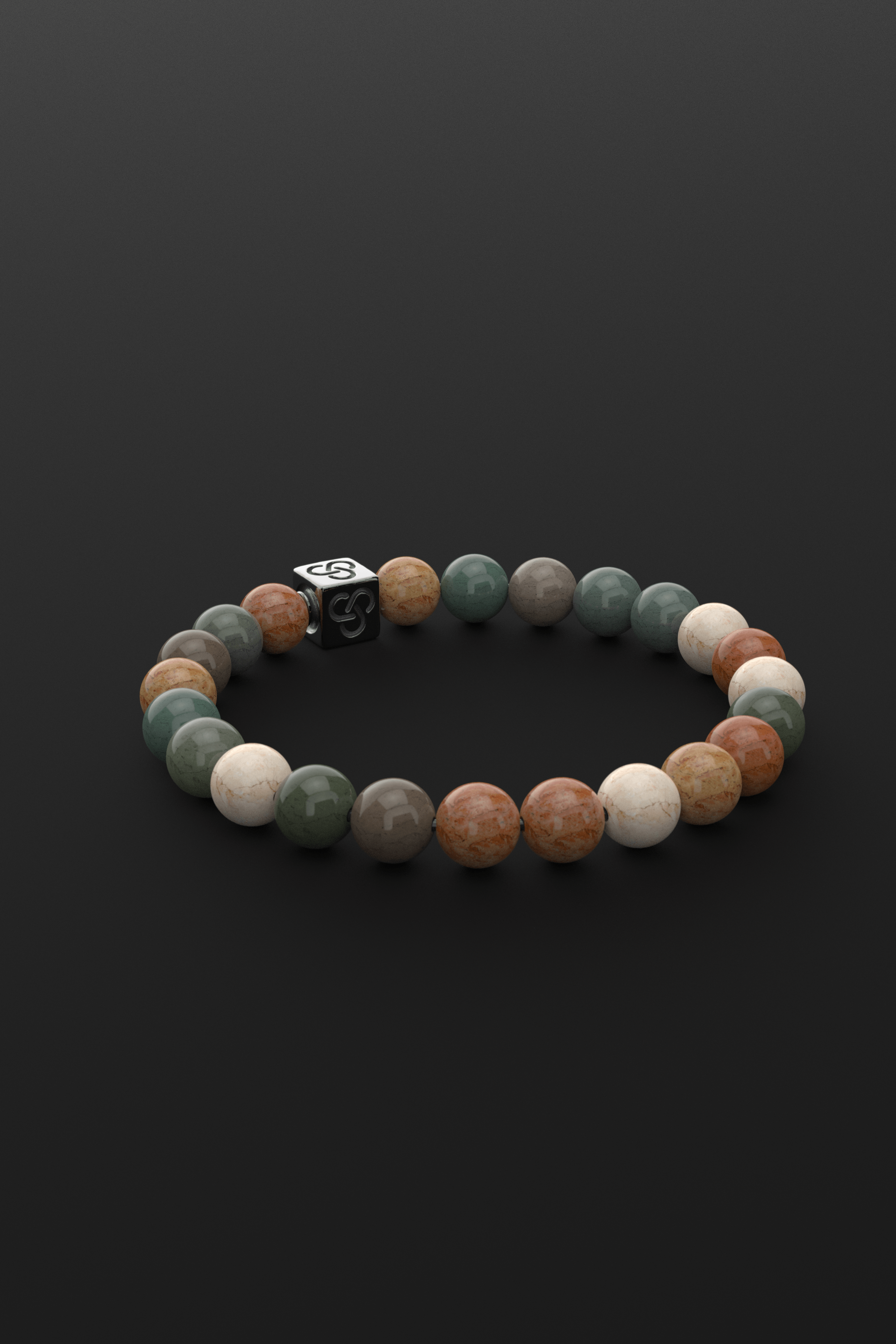 Ocean Agate Bracelet 8mm | Essential