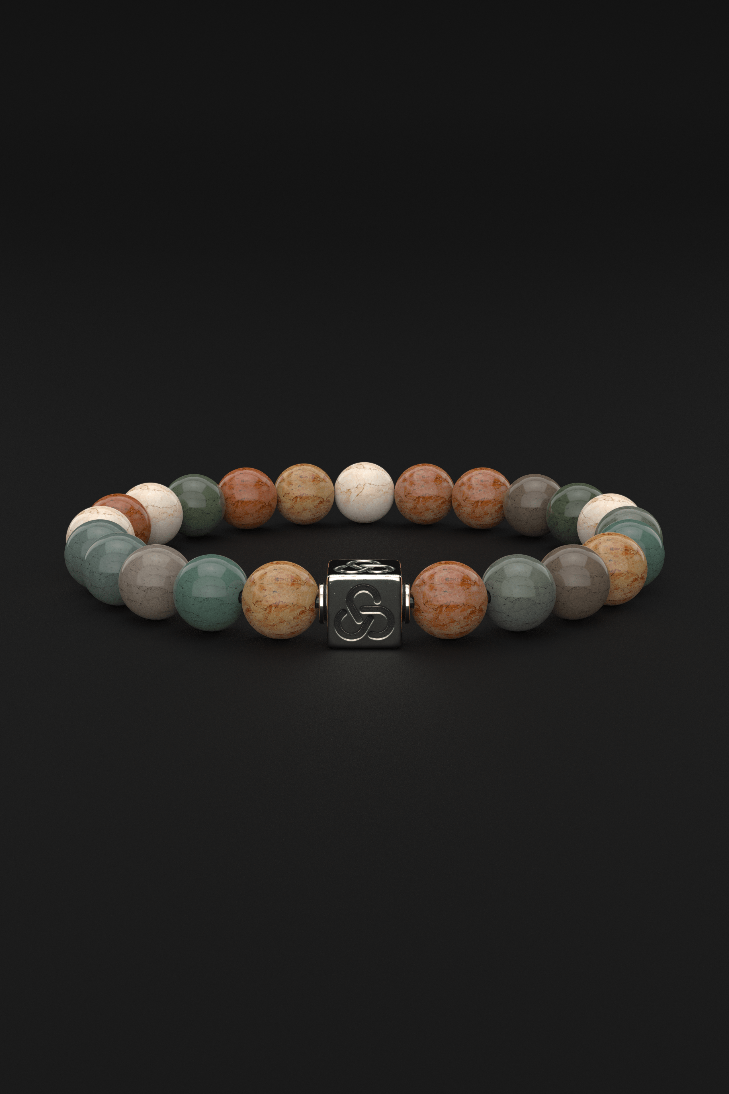 Ocean Agate Bracelet 8mm | Essential