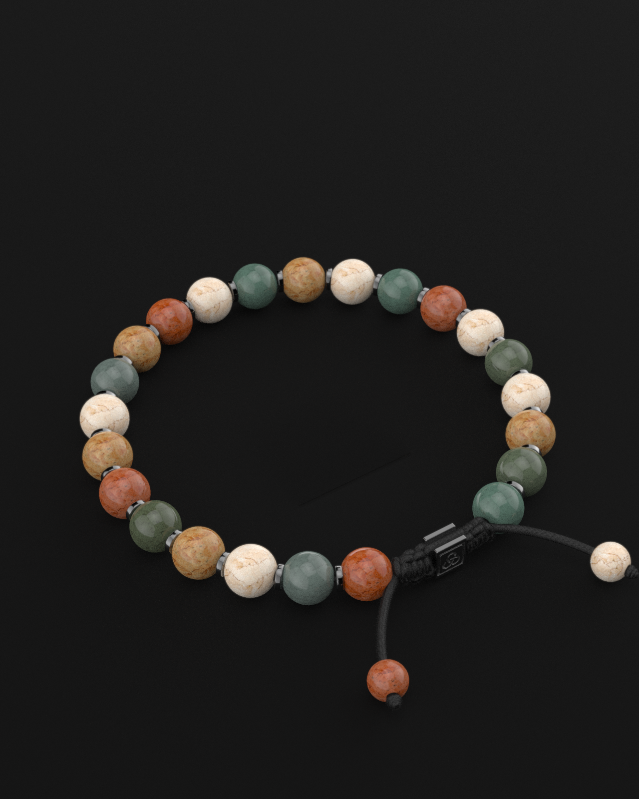 Ocean Agate Bracelet 8mm | Prayer