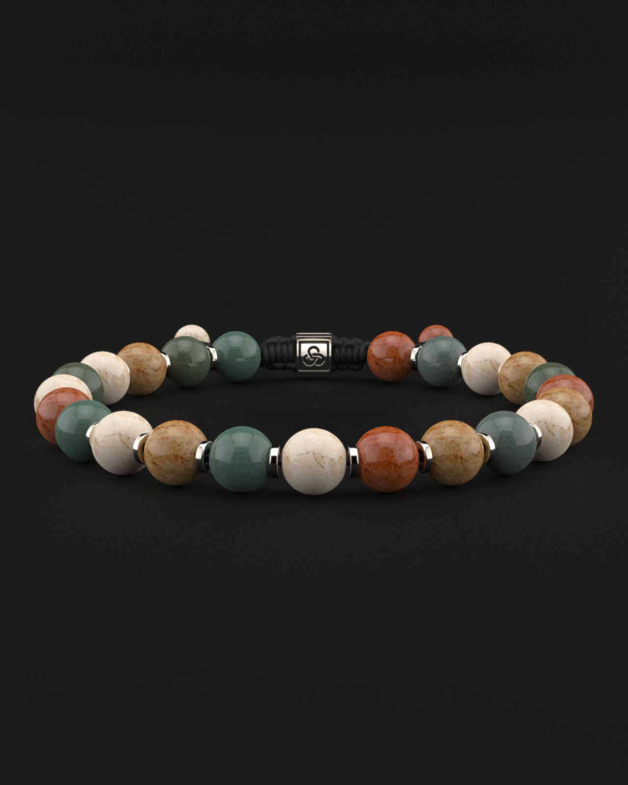 Ocean Agate Bracelet 8mm | Prayer