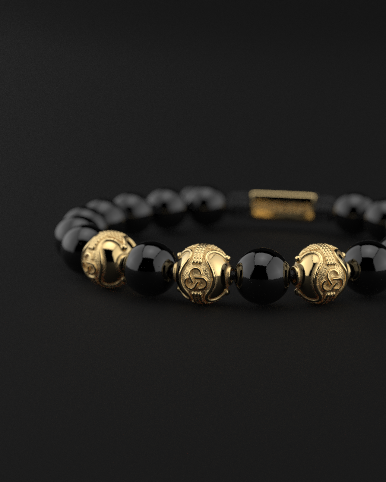 Onyx Bracelet 10mm | Premium