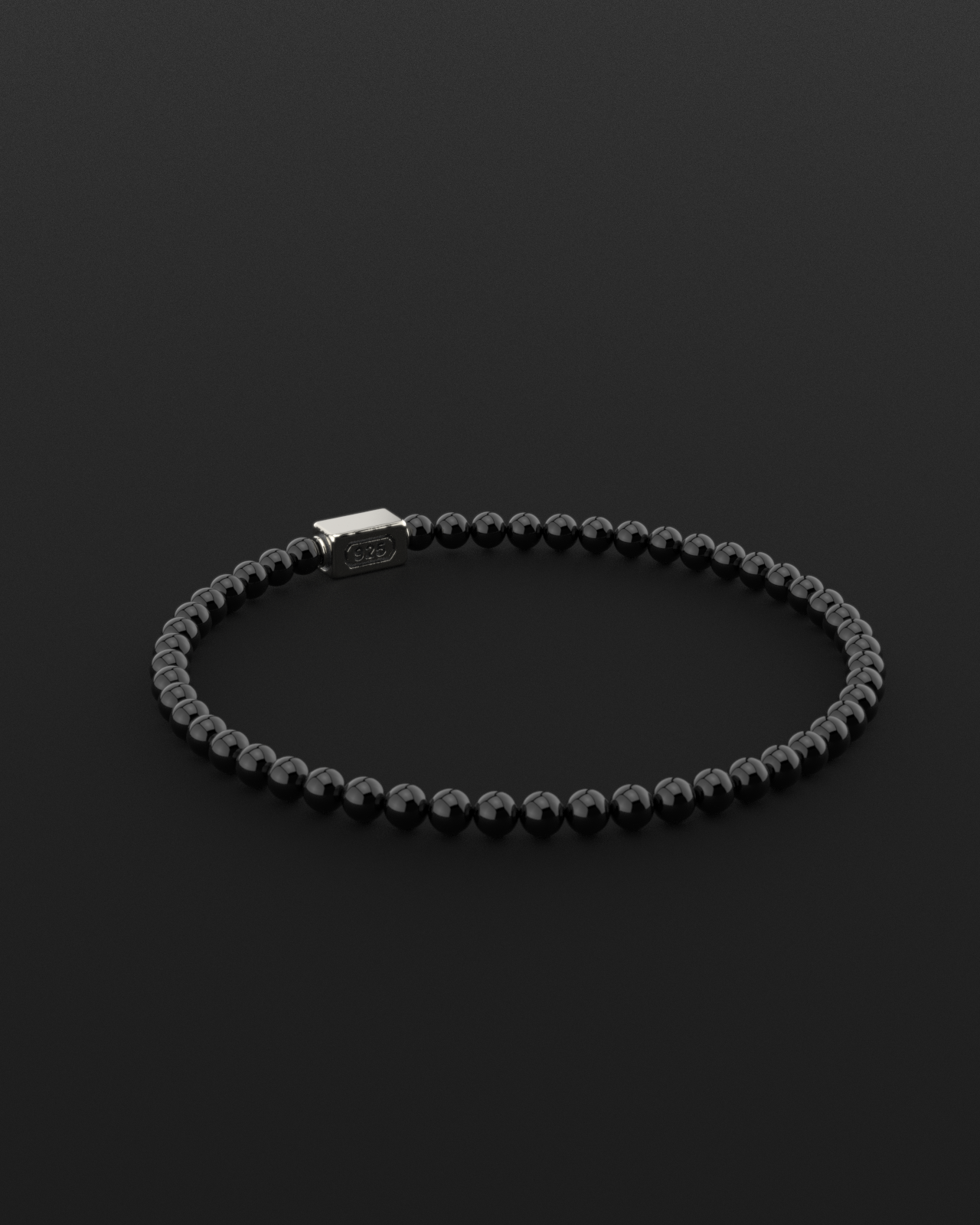 Onyx Bracelet 4mm | Essential