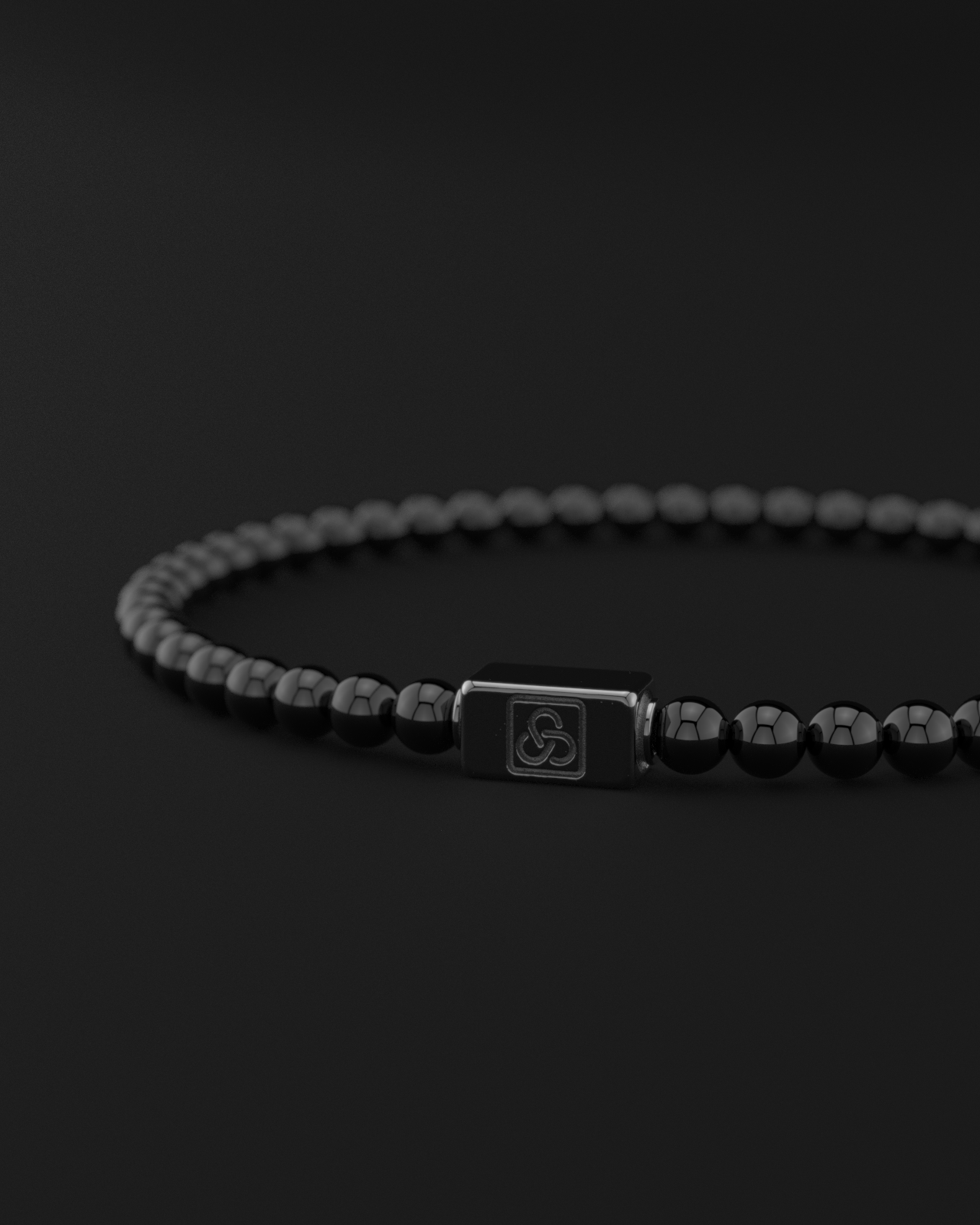 Onyx Bracelet 4mm | Essential