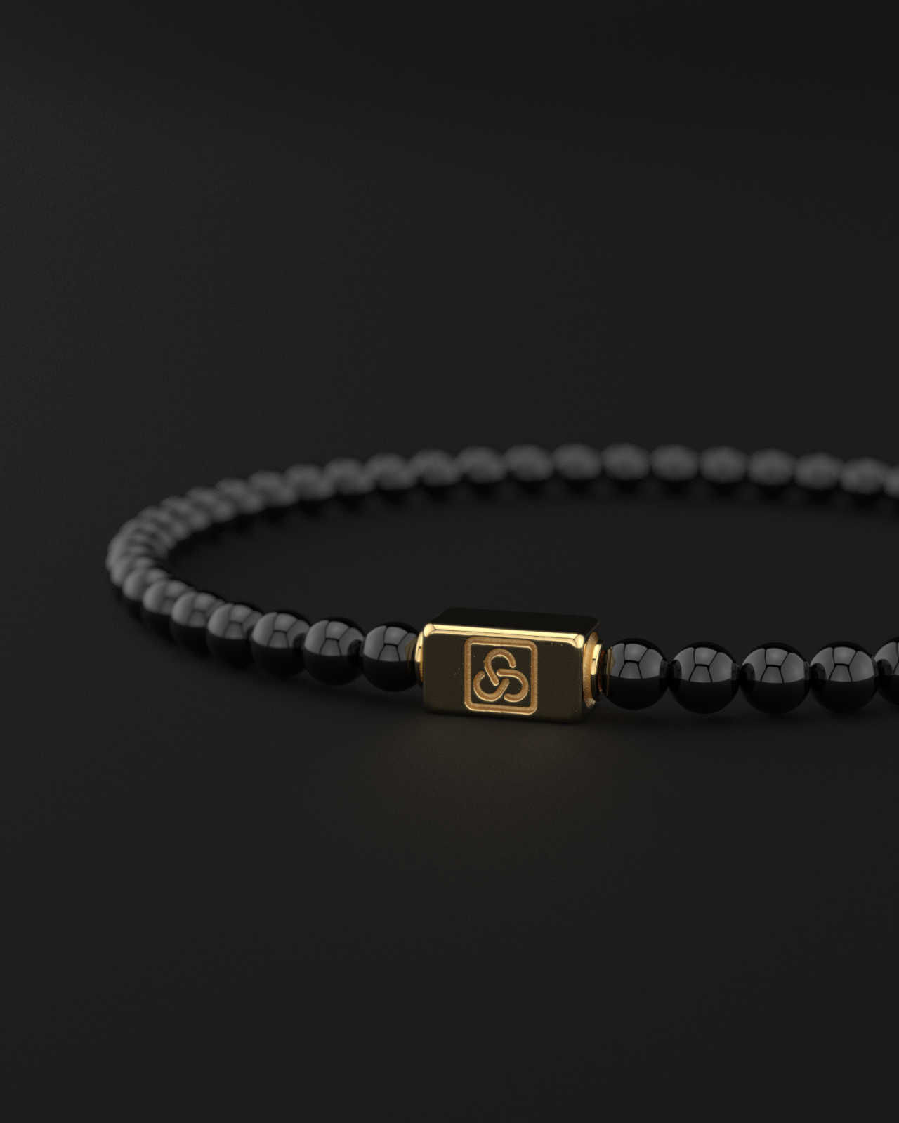 Onyx Bracelet 4mm | Essential