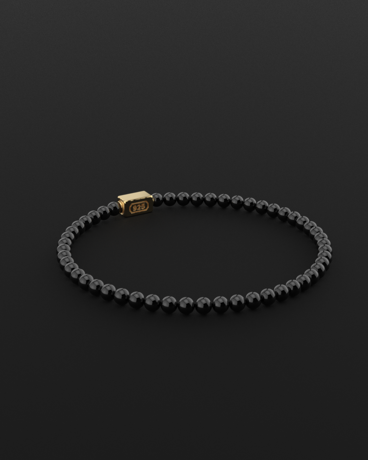 Onyx Bracelet 4mm | Essential