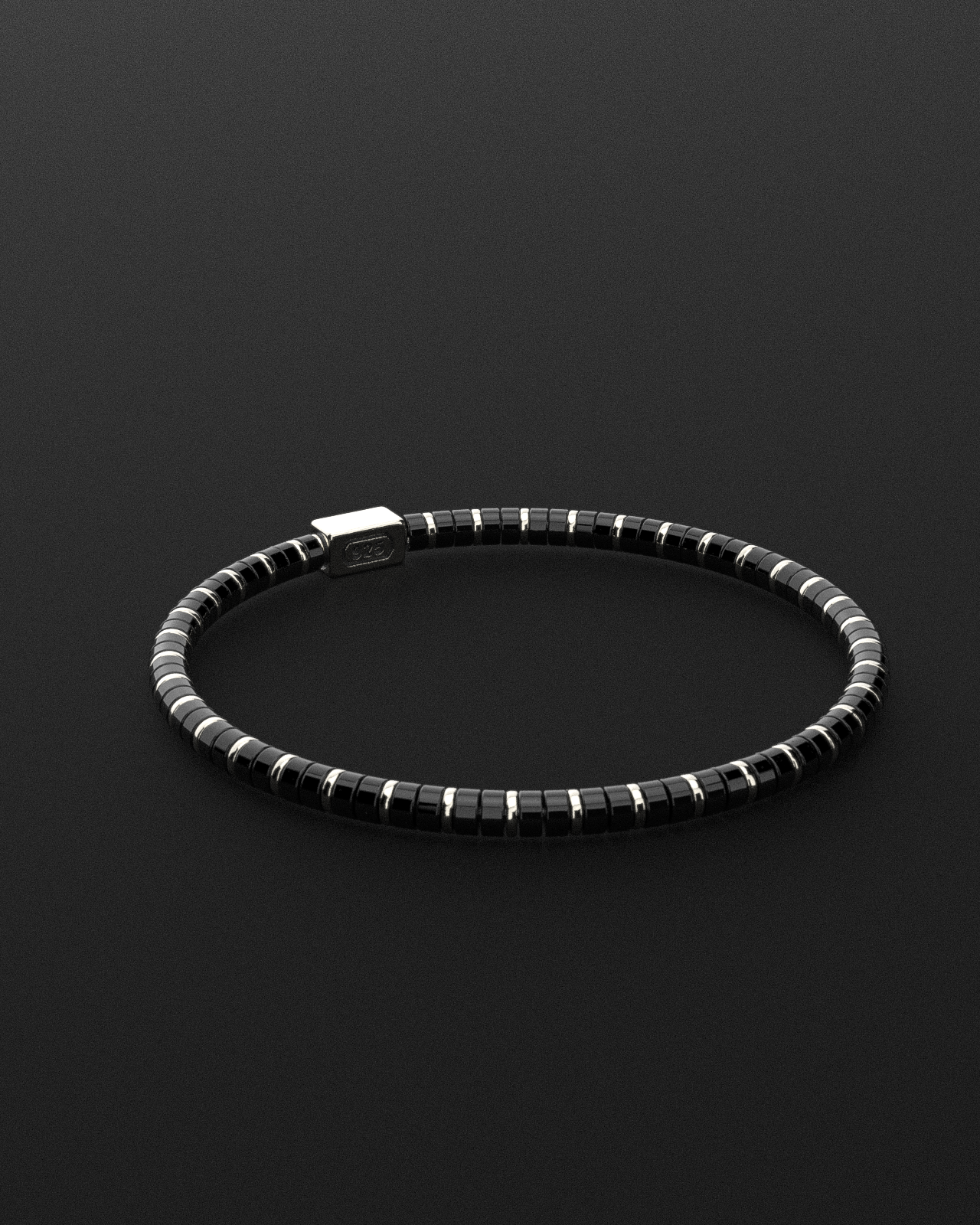 Onyx Bracelet 4mm | Spacer #2