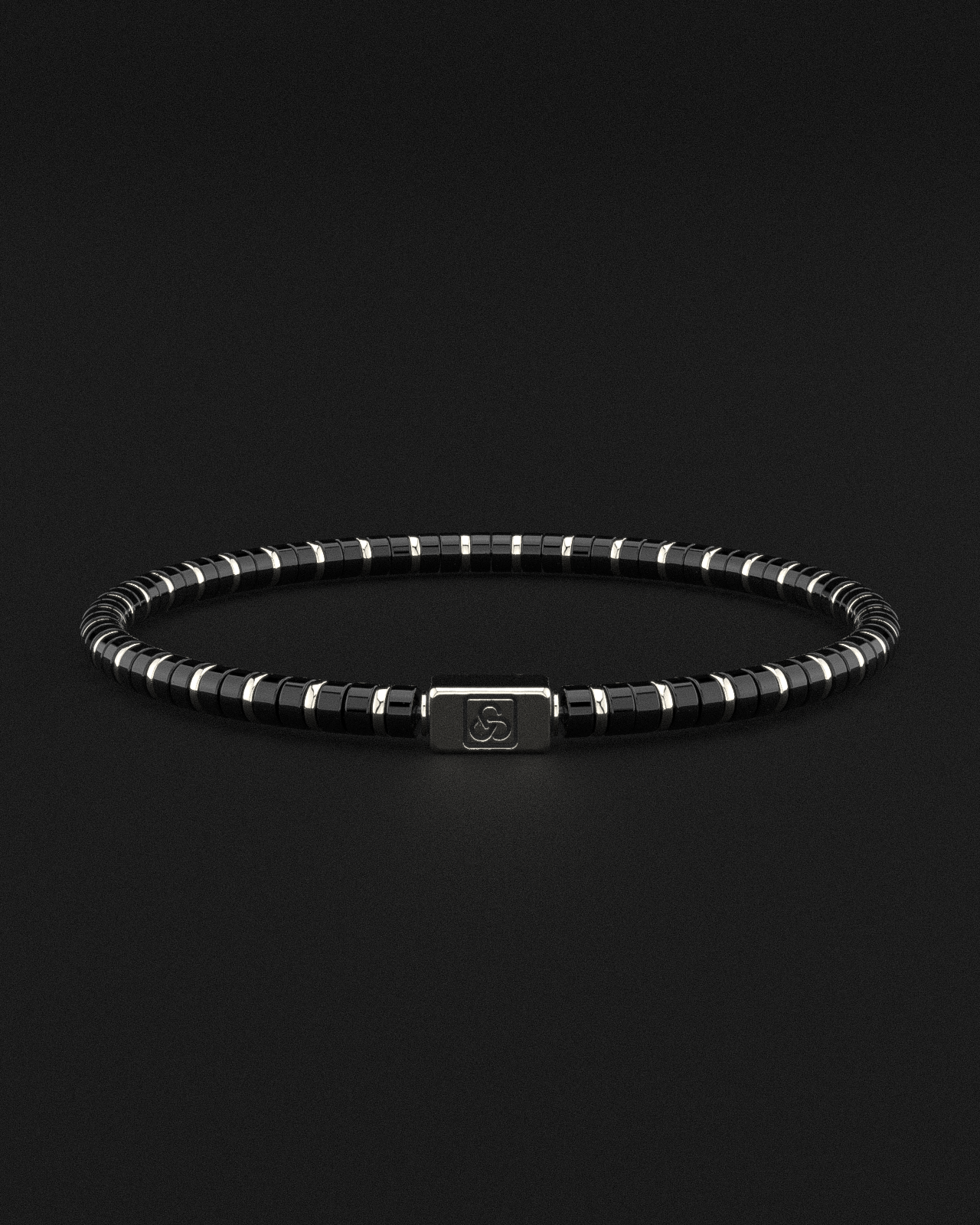 Onyx Bracelet 4mm | Spacer #2