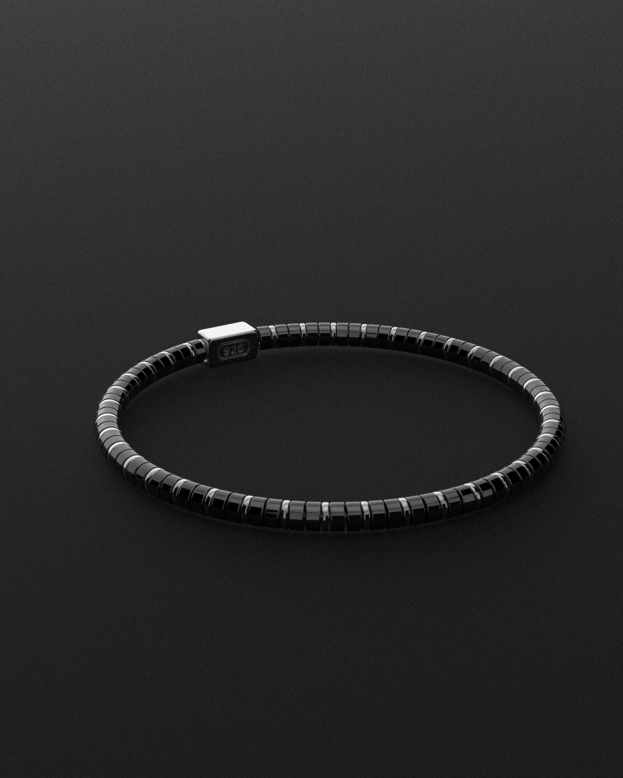 Onyx Bracelet 4mm | Spacer #2