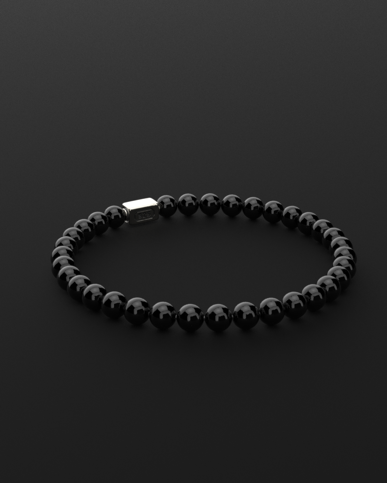 Onyx Bracelet 6mm | Essential