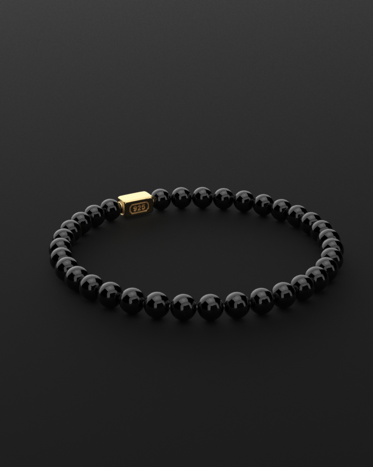 Onyx Bracelet 6mm | Essential