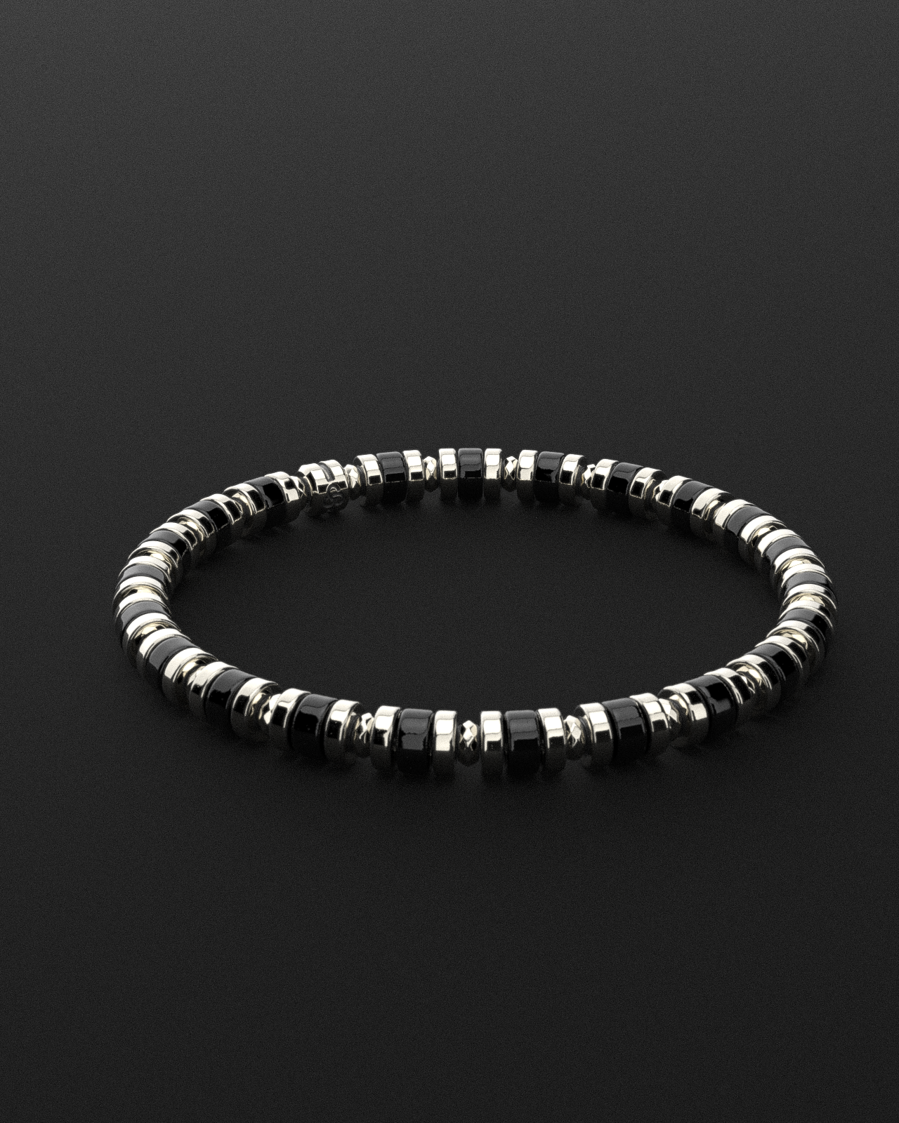 Onyx Bracelet 6mm | Spacer