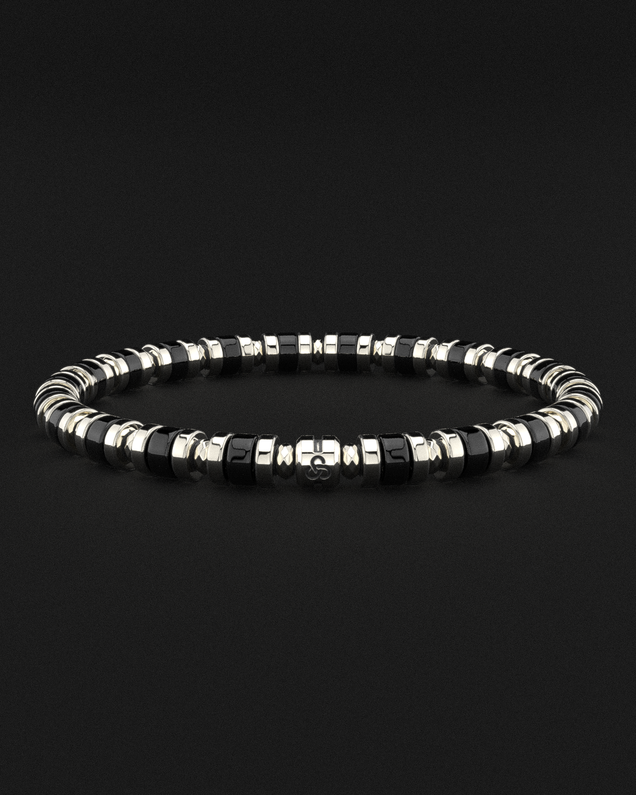 Onyx Bracelet 6mm | Spacer